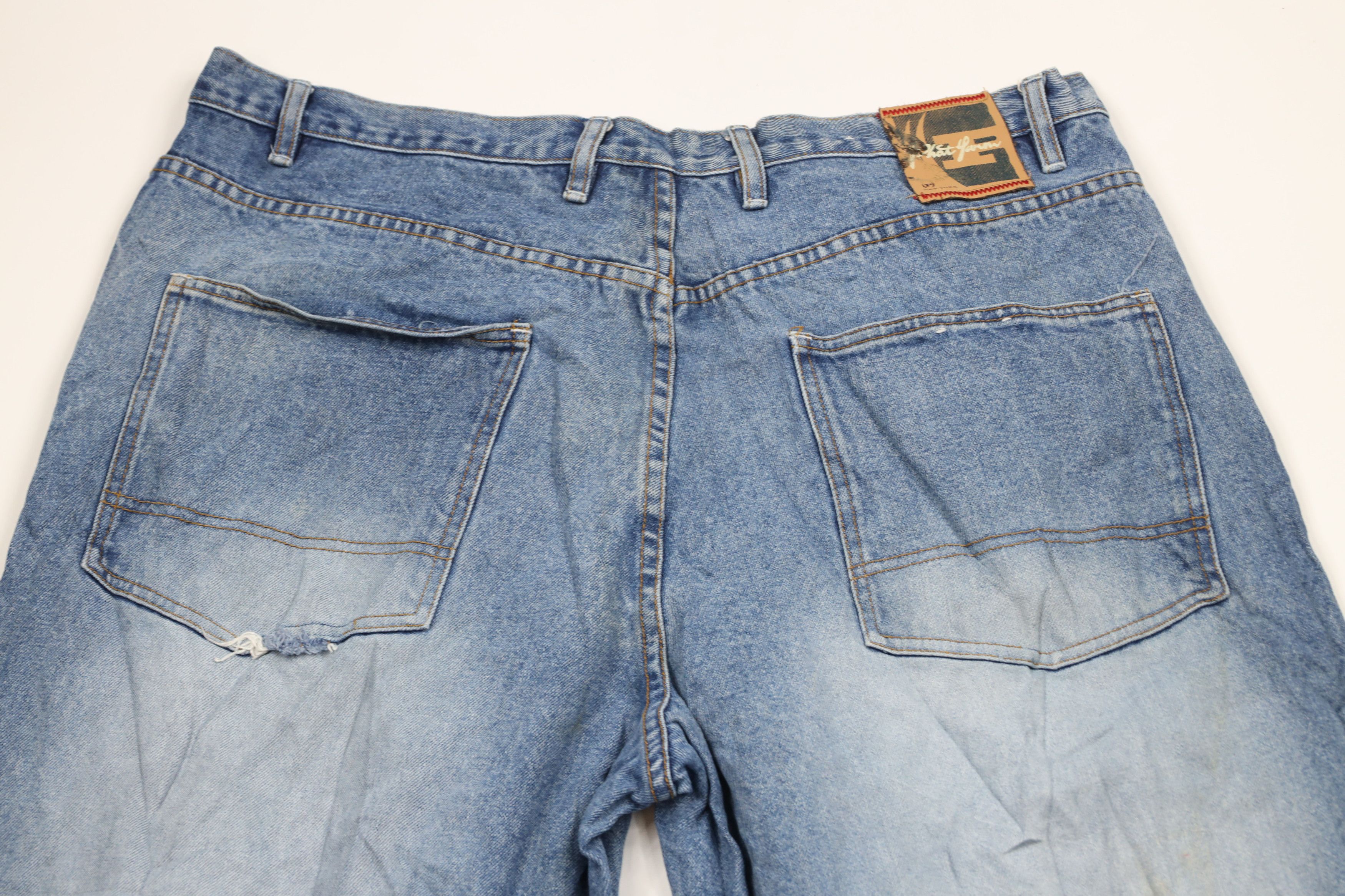 Phat Farm × Vintage Vintage Phat Farm Baggy Fit Wide Leg Denim Jeans Blue Size US 40 / EU 56 - 11 Thumbnail