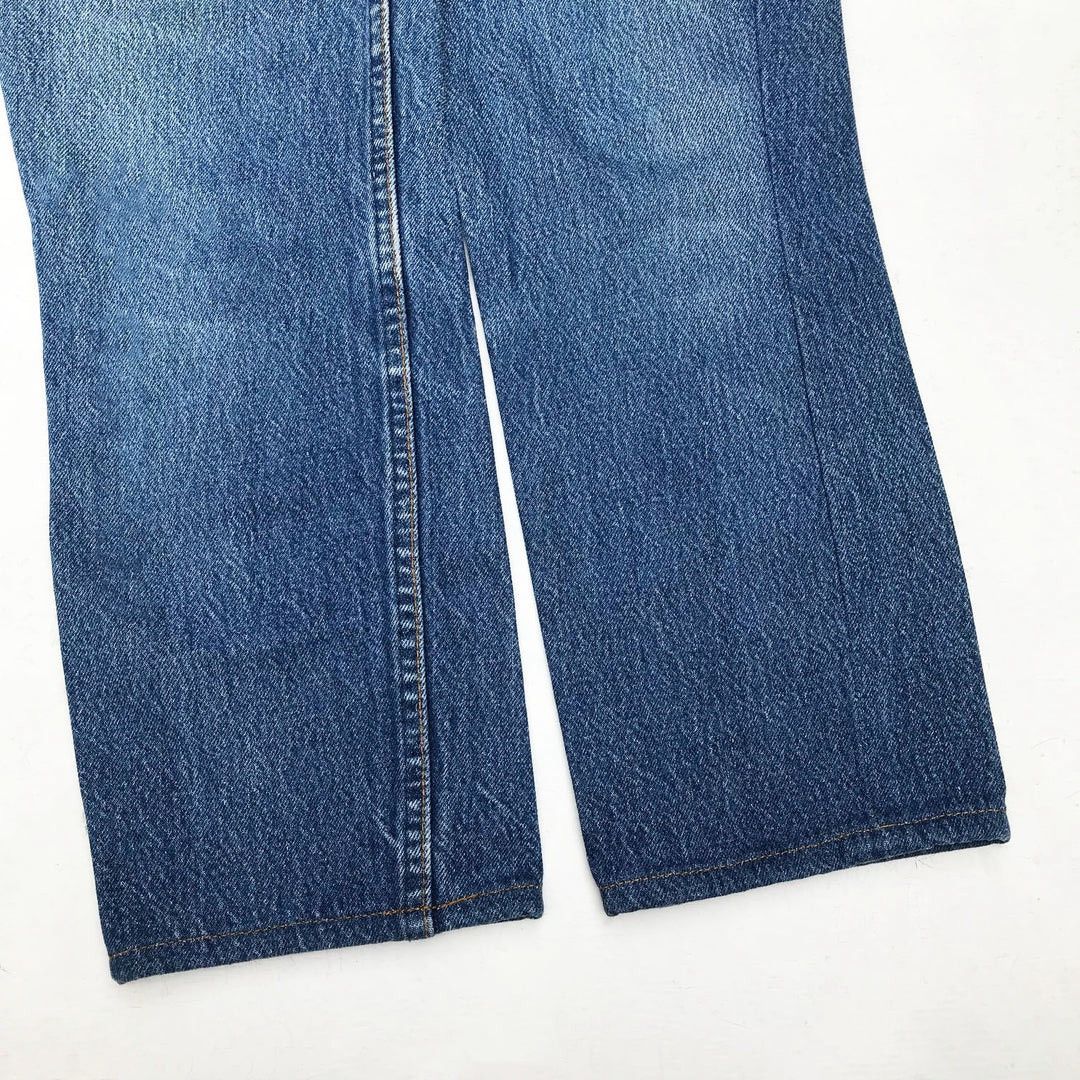 Levi's × Vintage Levi’s 1980 80s Vintage Tapered W29 L26 Blue Denim Jeans Size US 29 - 3 Thumbnail