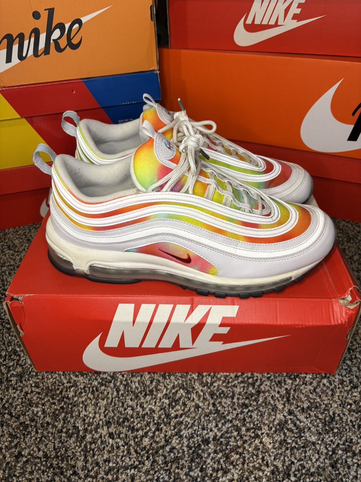 Nike Nike Air Max 97 Tie Dye Chicago Size US 11 / EU 44 - 4 Thumbnail