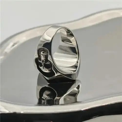 Jewelry × Vintage Solid Skull 13 Ring Size ONE SIZE - 2 Thumbnail