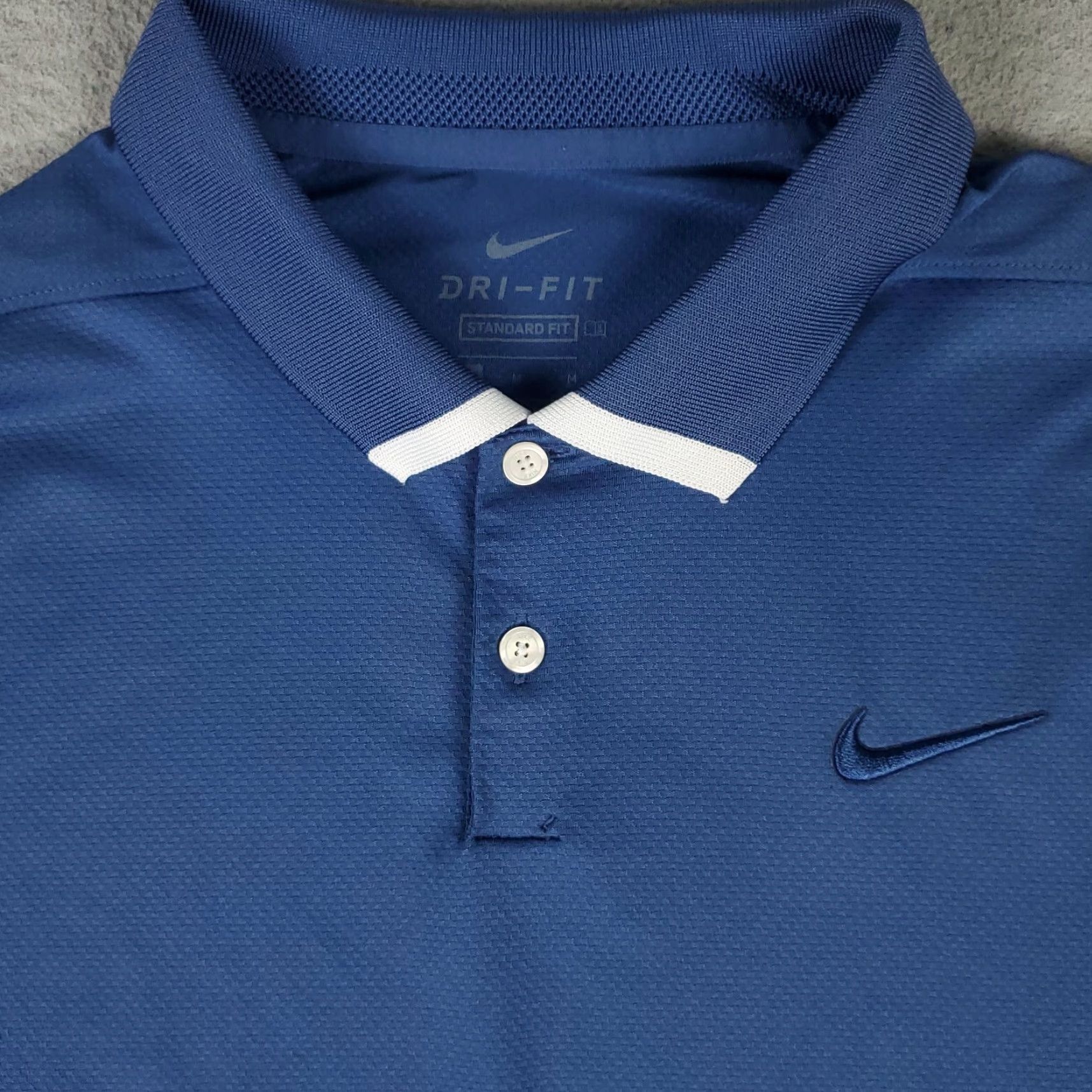 Nike Nike Golf Polo Shirt Mens M Blue Dri-Fit Short Sleeve Casual Sports Logo 90s Preppy Womens? Size US M / EU 48-50 / 2 - 2 Thumbnail