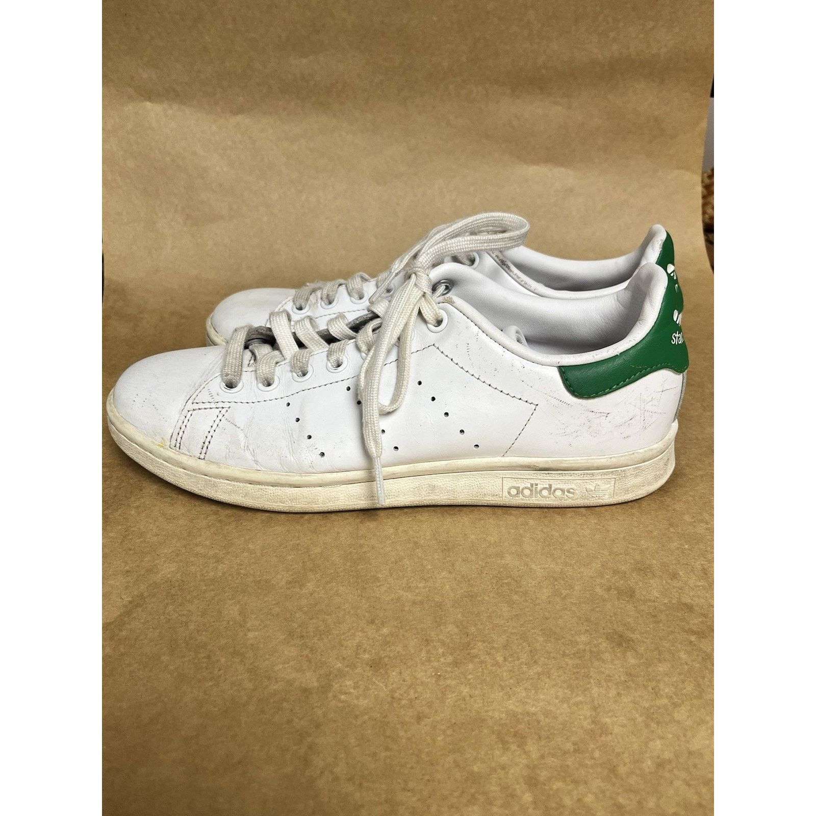 Adidas Size 8 - adidas Stan Smith White Green Size US 8 / EU 41 - 1 Thumbnail