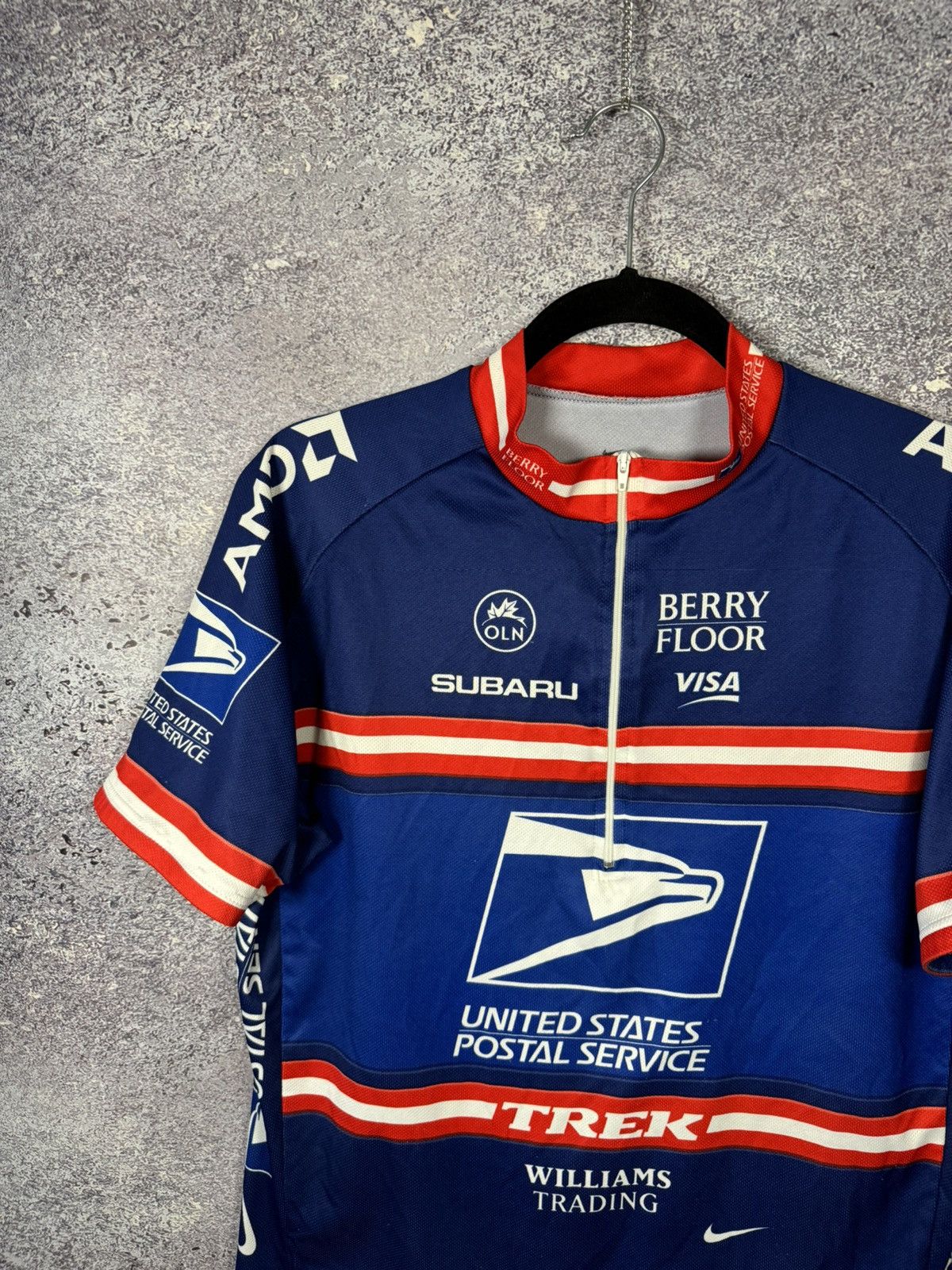 Bicycle × Nike × Vintage Nike Cycling US Jersey 2004Trek Tour de France Thomas Weisel Size US XL / EU 56 / 4 - 3 Thumbnail