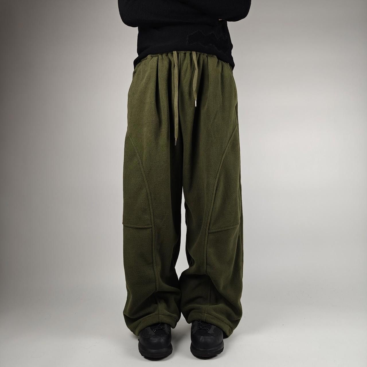 Other Green Wide Leg Panelled Joggers Size US 32 / EU 48 - 1 Thumbnail