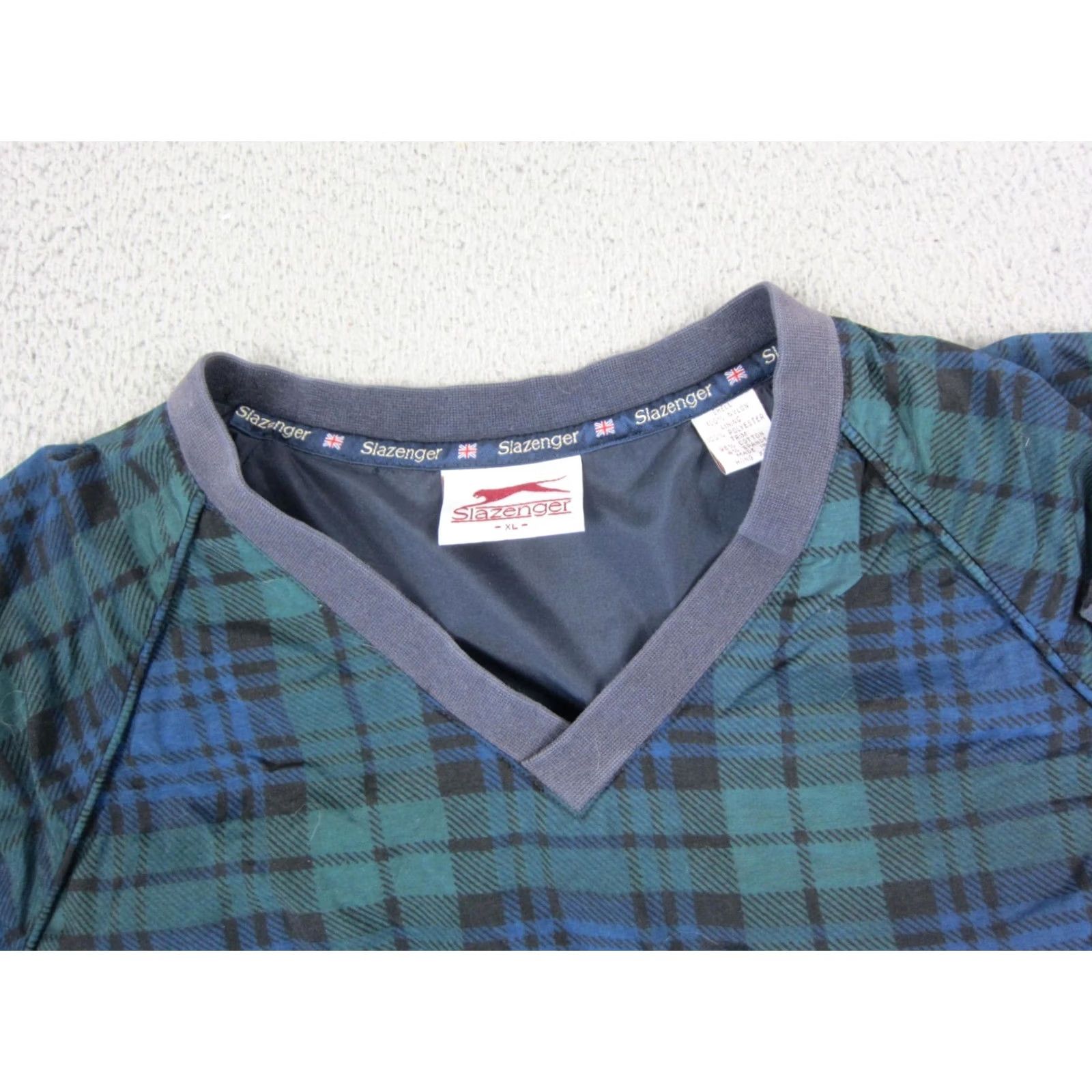 Vintage Vintage Slazenger Sweatshirt XL - Plaid Golfing Outfit - Mens Size US XL / EU 56 / 4 - 3 Thumbnail