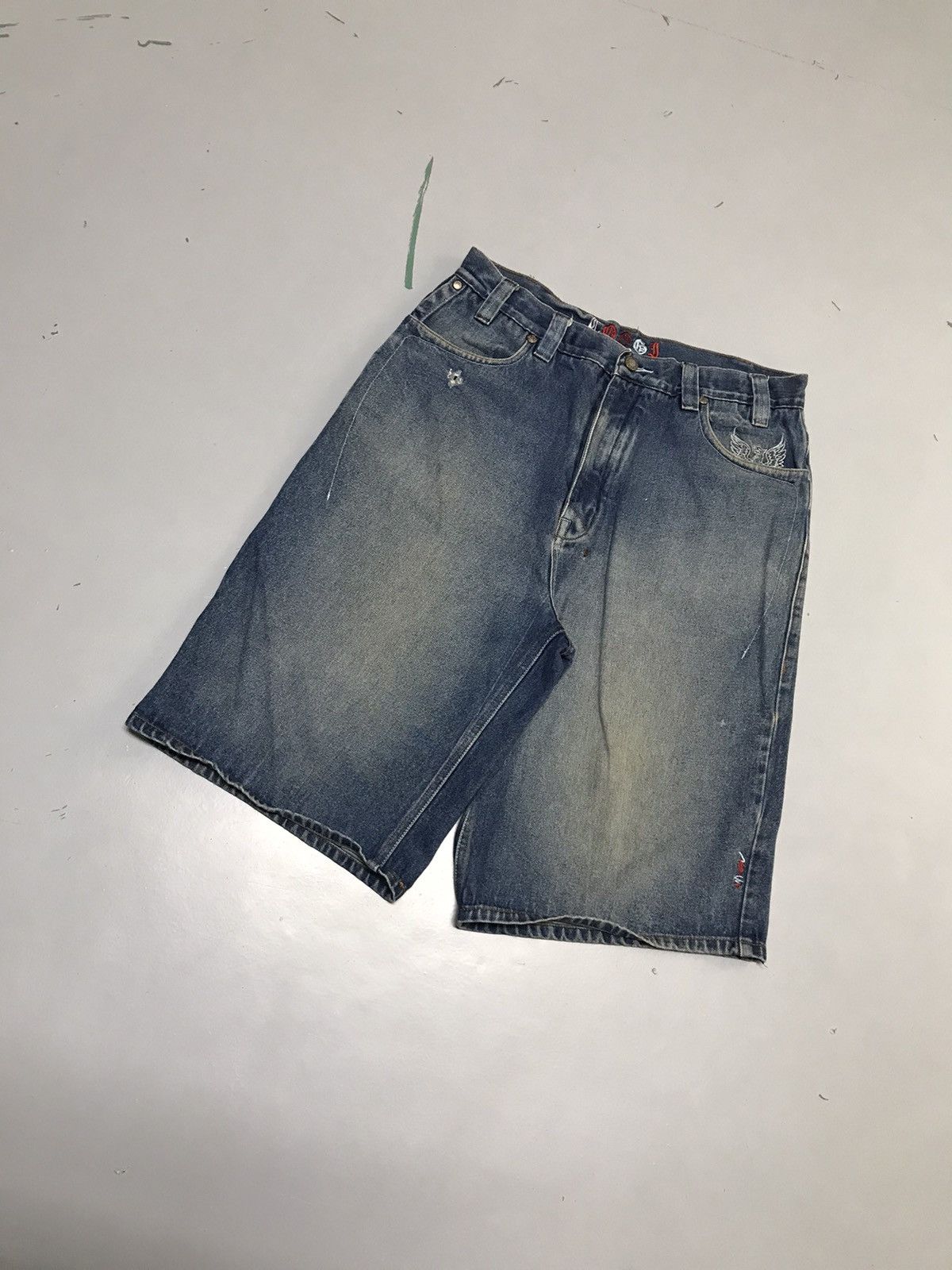 Coogi Vintage coogi embroidered denim jort Size US 36 / EU 52 - 3 Thumbnail