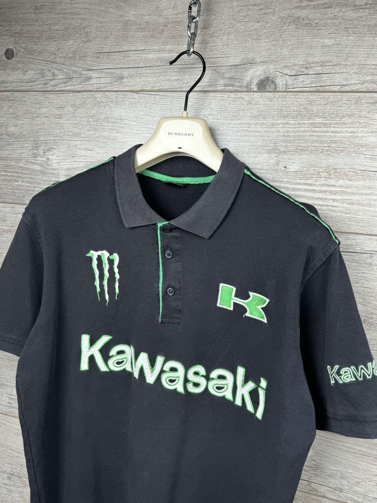 Japanese Brand × NASCAR Polo Kawasaki Moto Racing size XL Size US XL / EU 56 / 4 - 7 Thumbnail