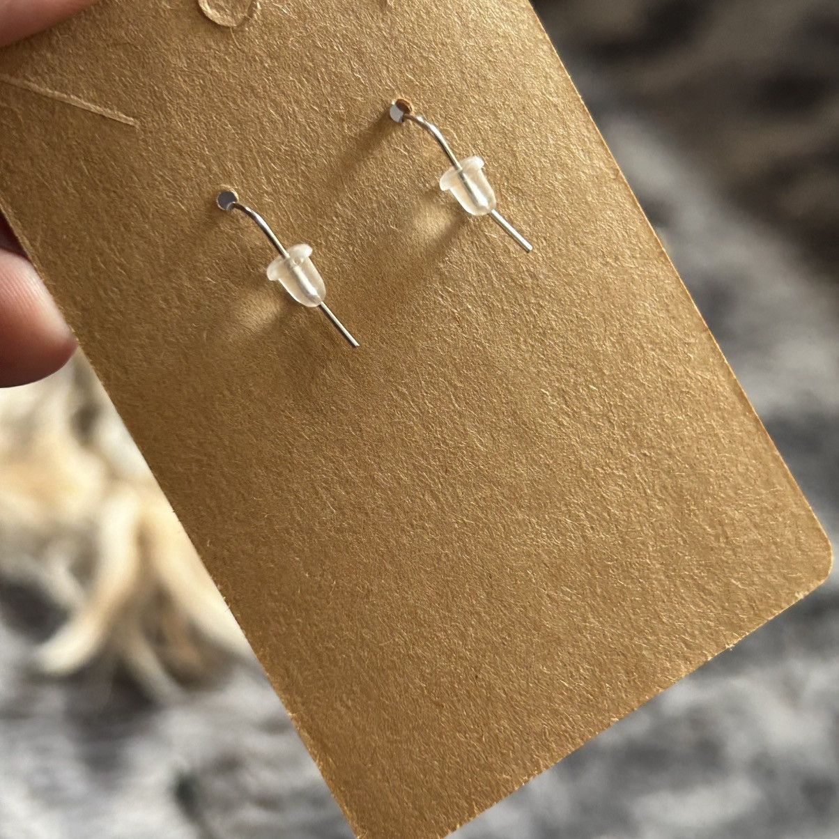 Handmade Handcrafted elegant genuine stone aventurine earrings Size ONE SIZE - 3 Thumbnail