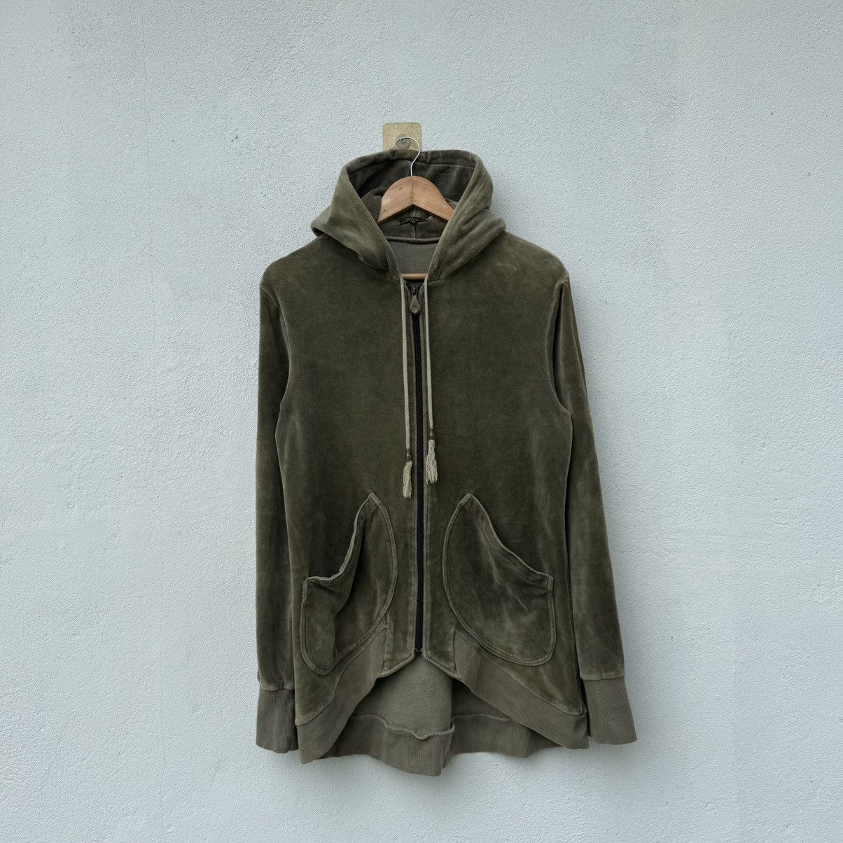Obelisk Vintage Obelisk Leather Strip Hoodie Size US M / EU 48-50 / 2 - 1 Thumbnail