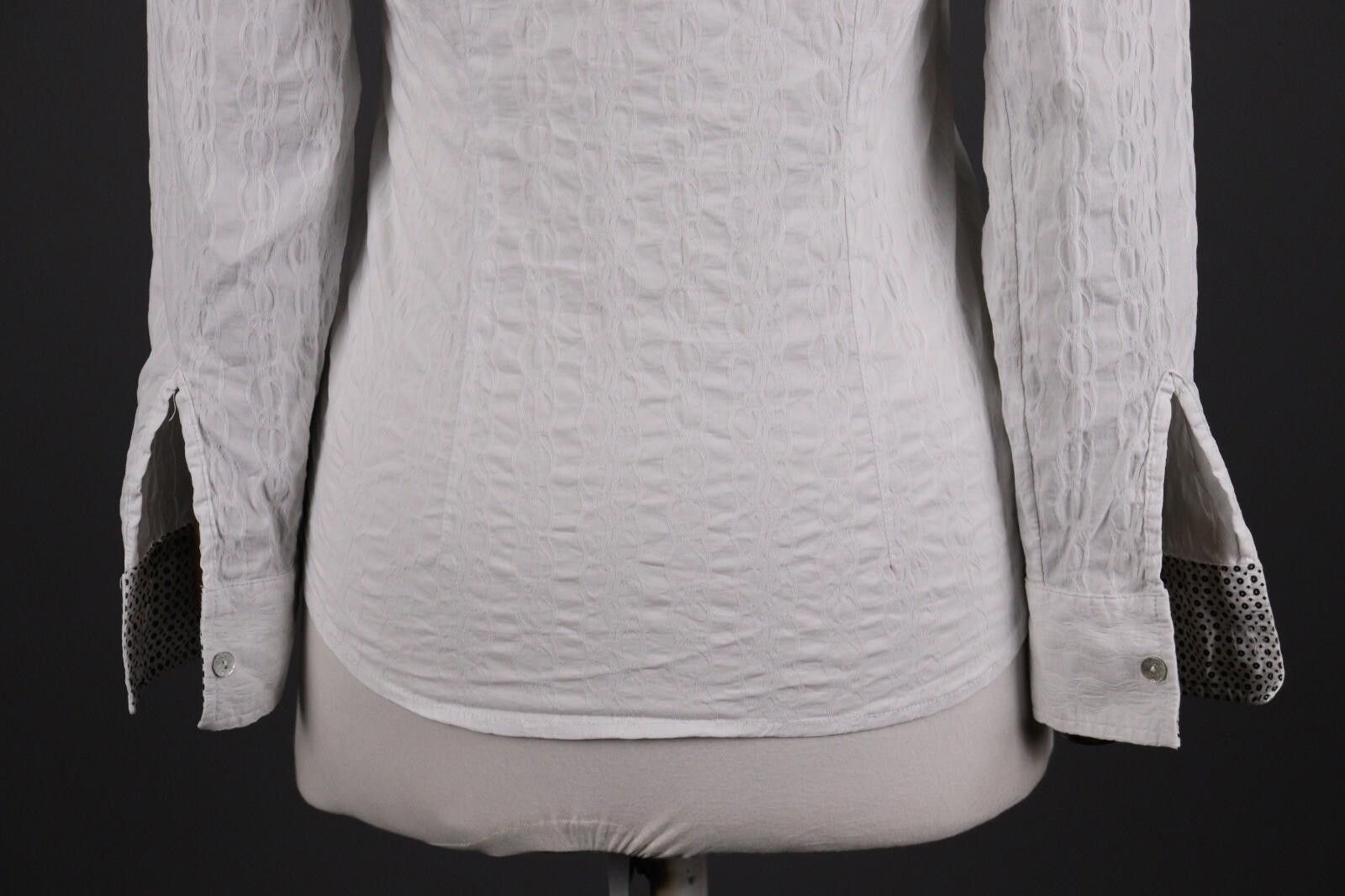 Bottega Veneta Bottega by Elisa Cavaletti White Lagenlook Shirt Size S Size S / US 4 / IT 40 - 7 Thumbnail