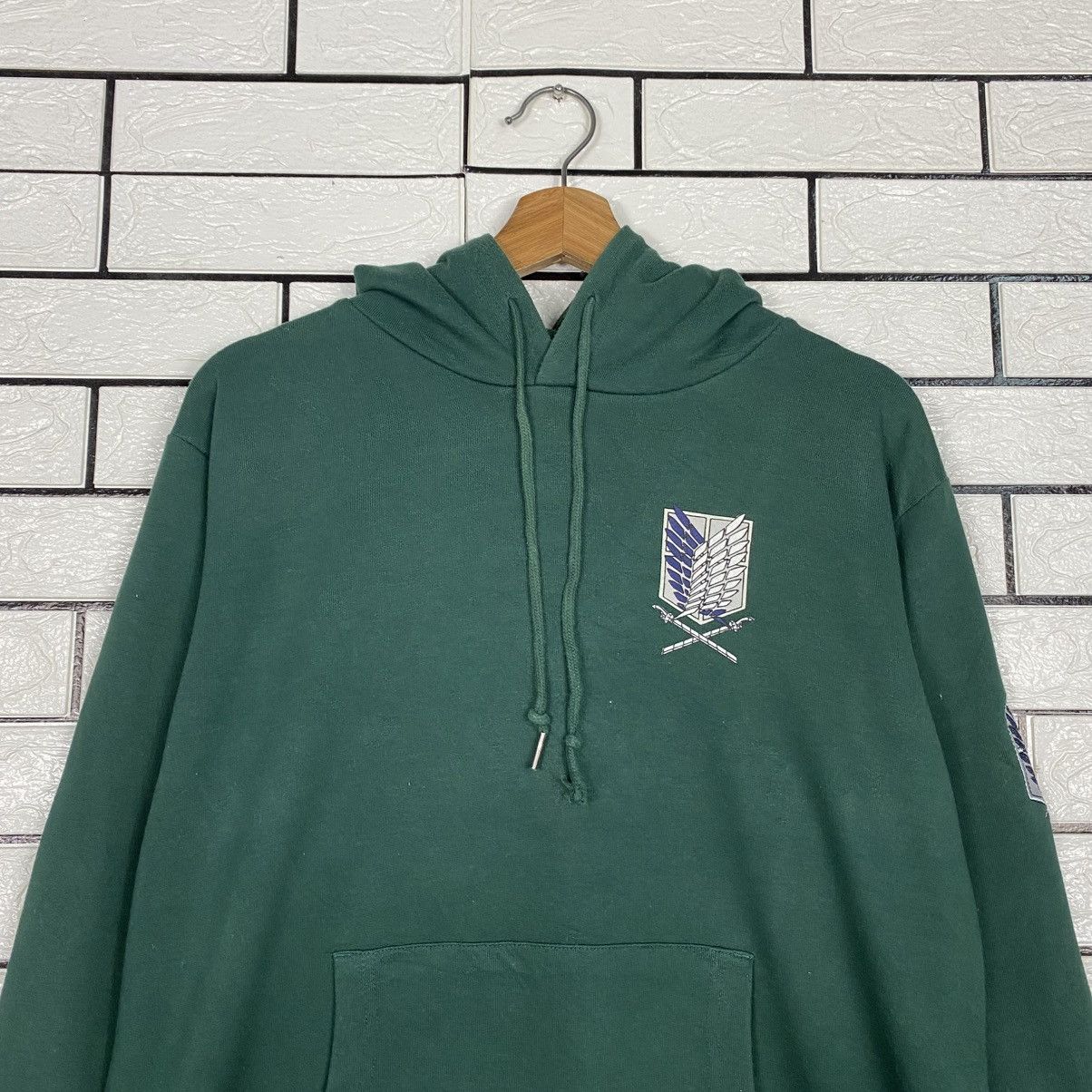 Japanese Brand Attack On Titan Hoodie Jacket Big Logo Design Size US M / EU 48-50 / 2 - 13 Thumbnail