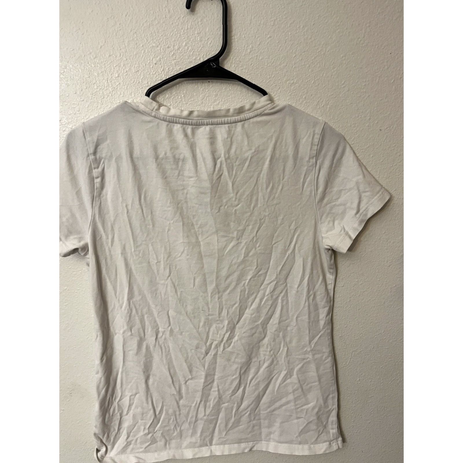 Calvin Klein Calvin Klein Performance Women's T-Shirt Size M White Short Sleeve Round Neck Cotton Spandex Size M / US 6-8 / IT 42-44 - 3 Thumbnail