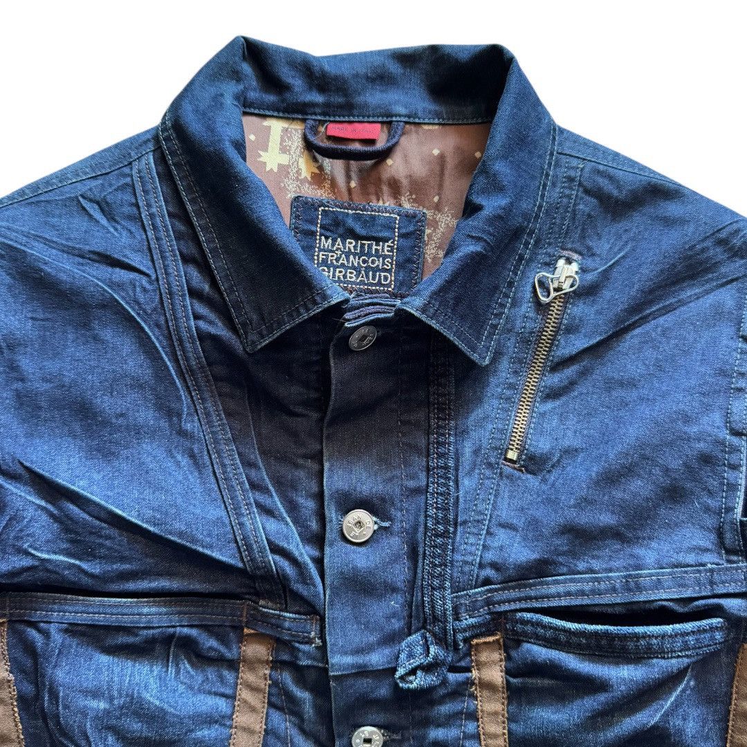 Japanese Brand × Marithe + Francois Girbaud Archive Marithe Francois Girbaud Panelled Robot Jean Jacket Size US L / EU 52-54 / 3 - 5 Thumbnail