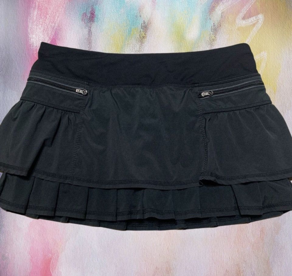 Lululemon Lululemon Rare Personal Run Your Heart Out Black skirt sz.8 Size 30" / US 8 / IT 44 - 4 Thumbnail