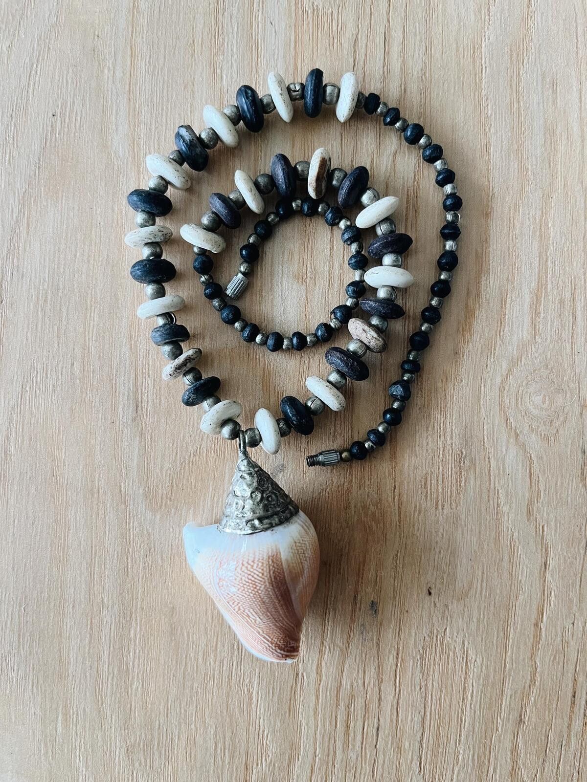Other Vintage Shell Beaded Necklace Size ONE SIZE - 4 Thumbnail