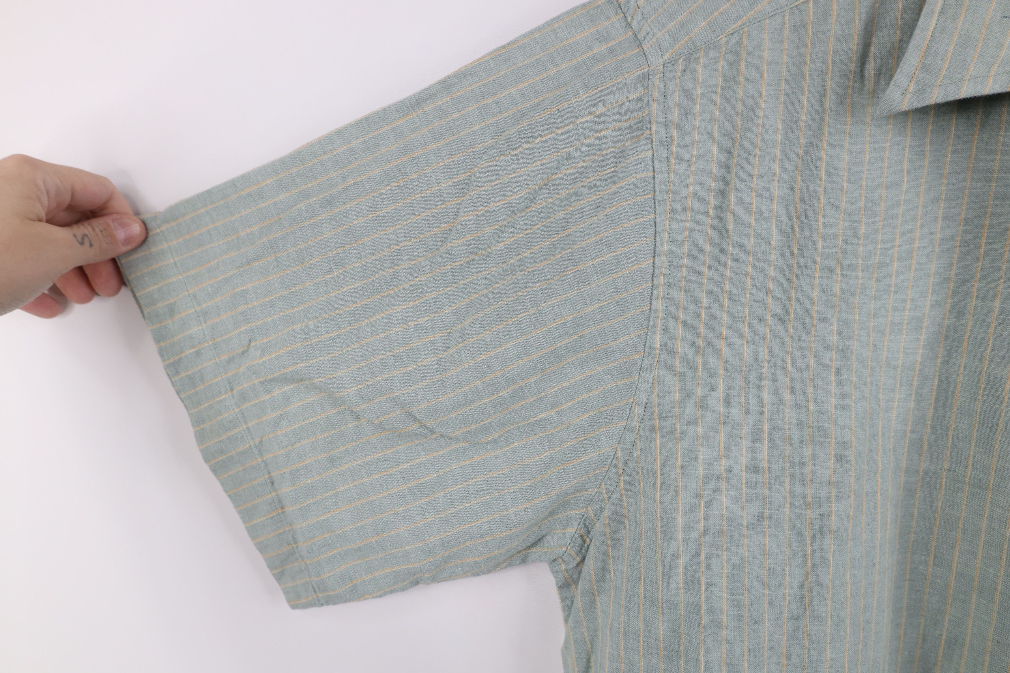 Vintage Vintage 90s Streetwear Striped Short Sleeve Button Shirt Size US XL / EU 56 / 4 - 7 Thumbnail