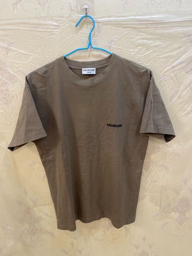 Balenciaga Balenciaga Solid color chest brand logo round neck pullove Size US S / EU 44-46 / 1 - 1 Thumbnail