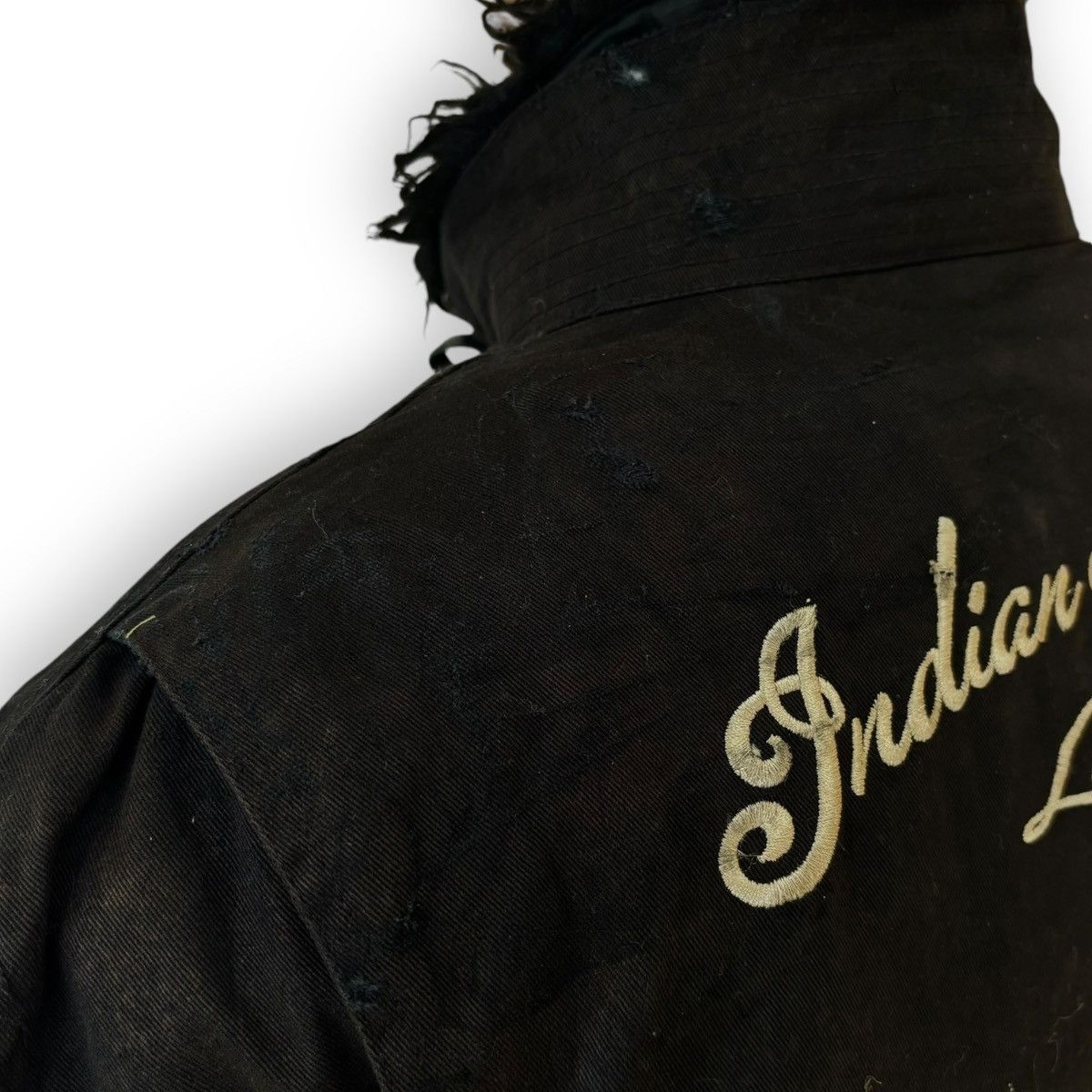Indian Motorcycle Vintage Indian motocycle leather jacket fur faux Size US L / EU 52-54 / 3 - 11 Thumbnail
