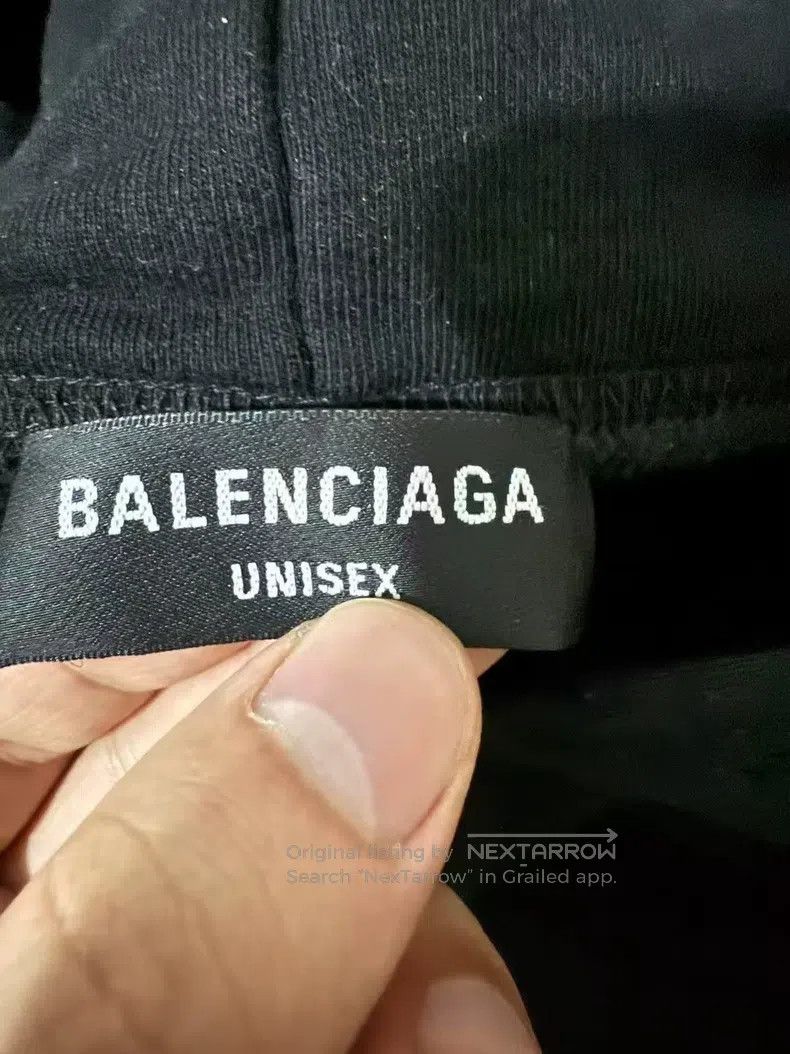 Balenciaga Balenciaga Black Racer Back Hoodie Size US S / EU 44-46 / 1 - 3 Thumbnail