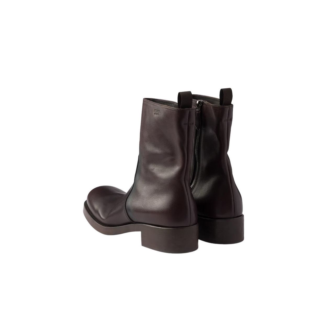 Prada PRADA $1770 Dark Brown Mid Calf Boots New And Authentic (Wom Size US 7 / IT 37 - 4 Thumbnail