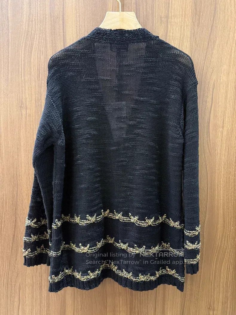 Chanel Chanel 25A High-end Handicraft Series Black and Gold Embro Size XS / US 0-2 / IT 36-38 - 2 Thumbnail