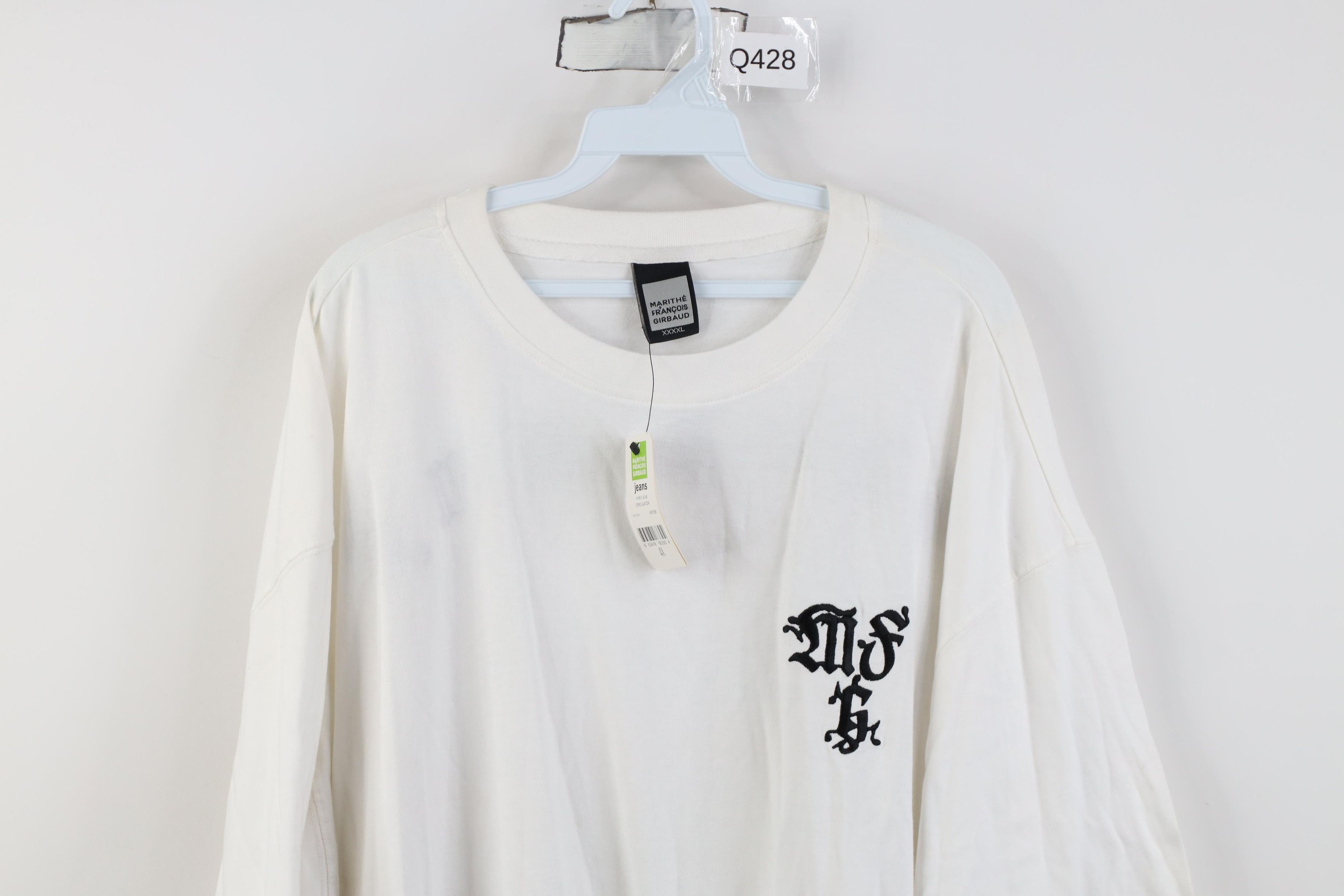 Marithe + Francois Girbaud Deadstock Vintage 90s Marithe Francois Girbaud T-Shirt White Size US XXL / EU 58 / 5 - 2 Thumbnail