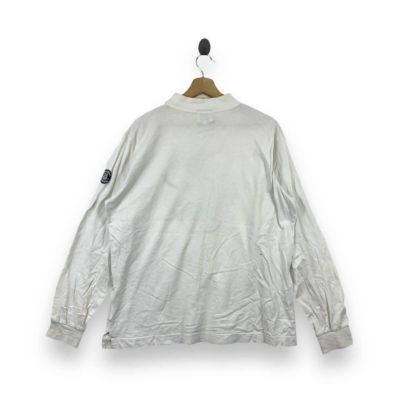Vintage LUPO DI MARE SINA COVA Made In Japan Long Sleeve Shirts Size US L / EU 52-54 / 3 - 4 Thumbnail