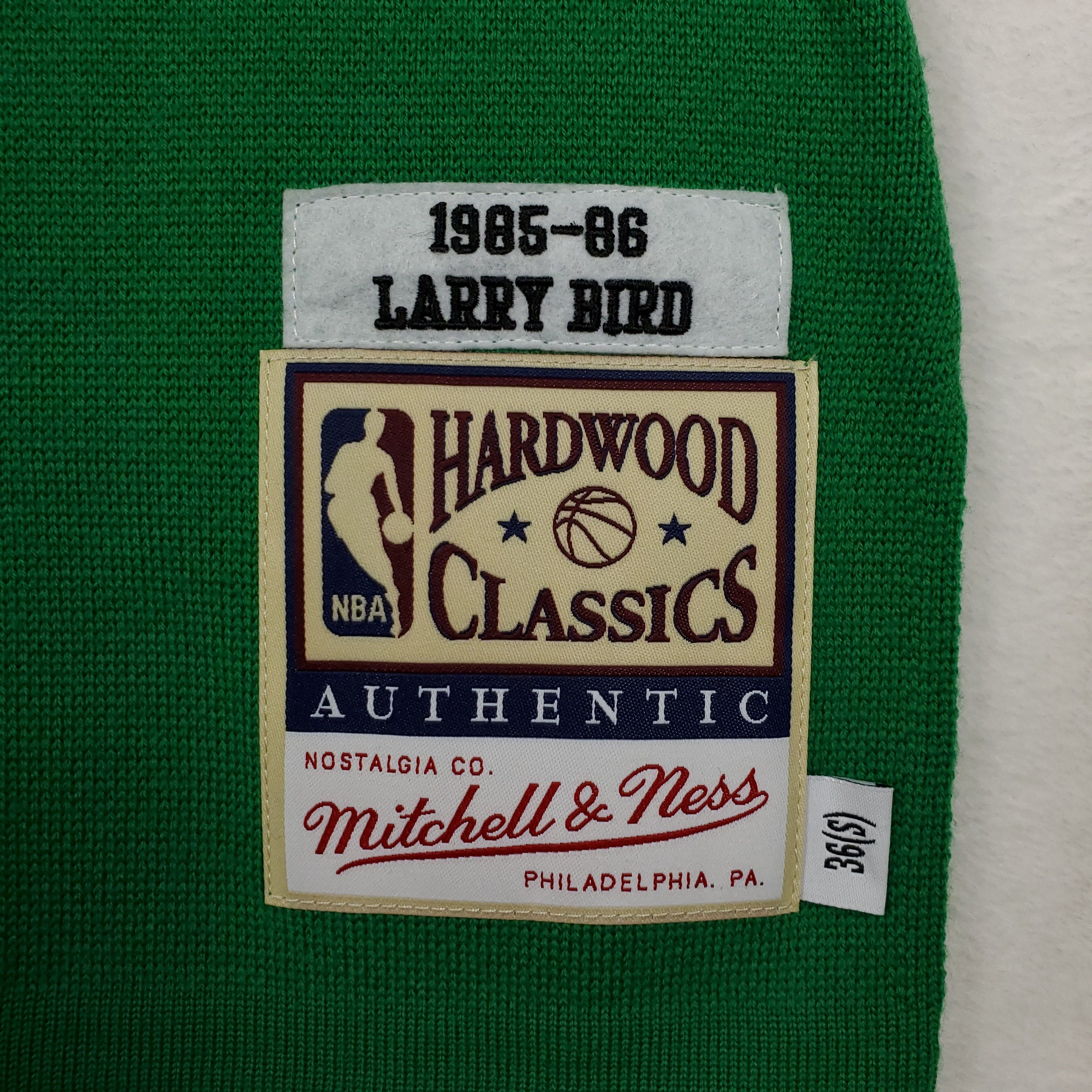 CLOT × Mitchell & Ness Larry Bird Boston Celtics Mitchell & Ness Knit Jersey XSmall Size US S / EU 44-46 / 1 - 4 Thumbnail