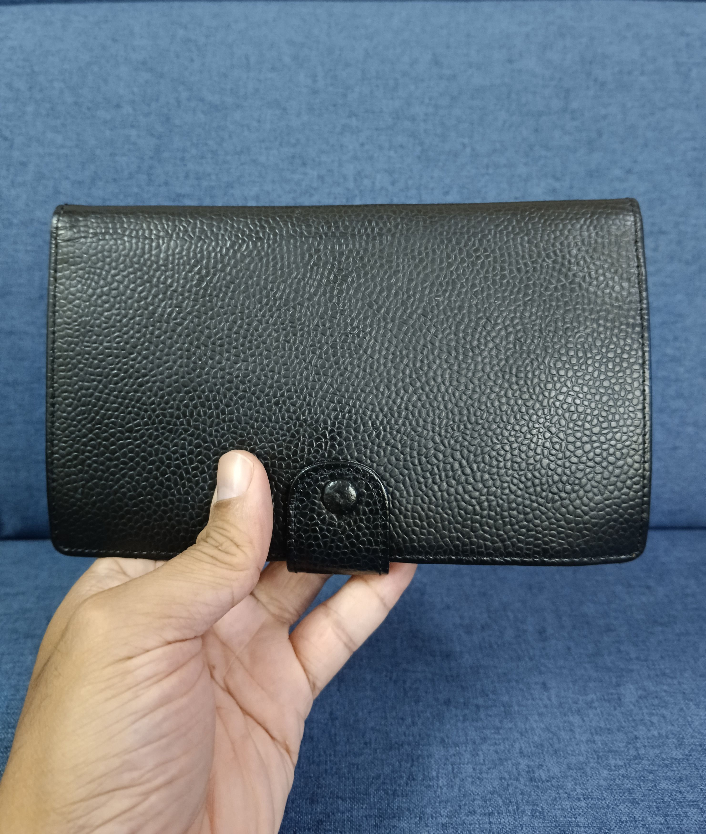 Chanel VINTAGE 90s CHANEL CC CAVIER LEATHER WALLET Size ONE SIZE - 2 Thumbnail