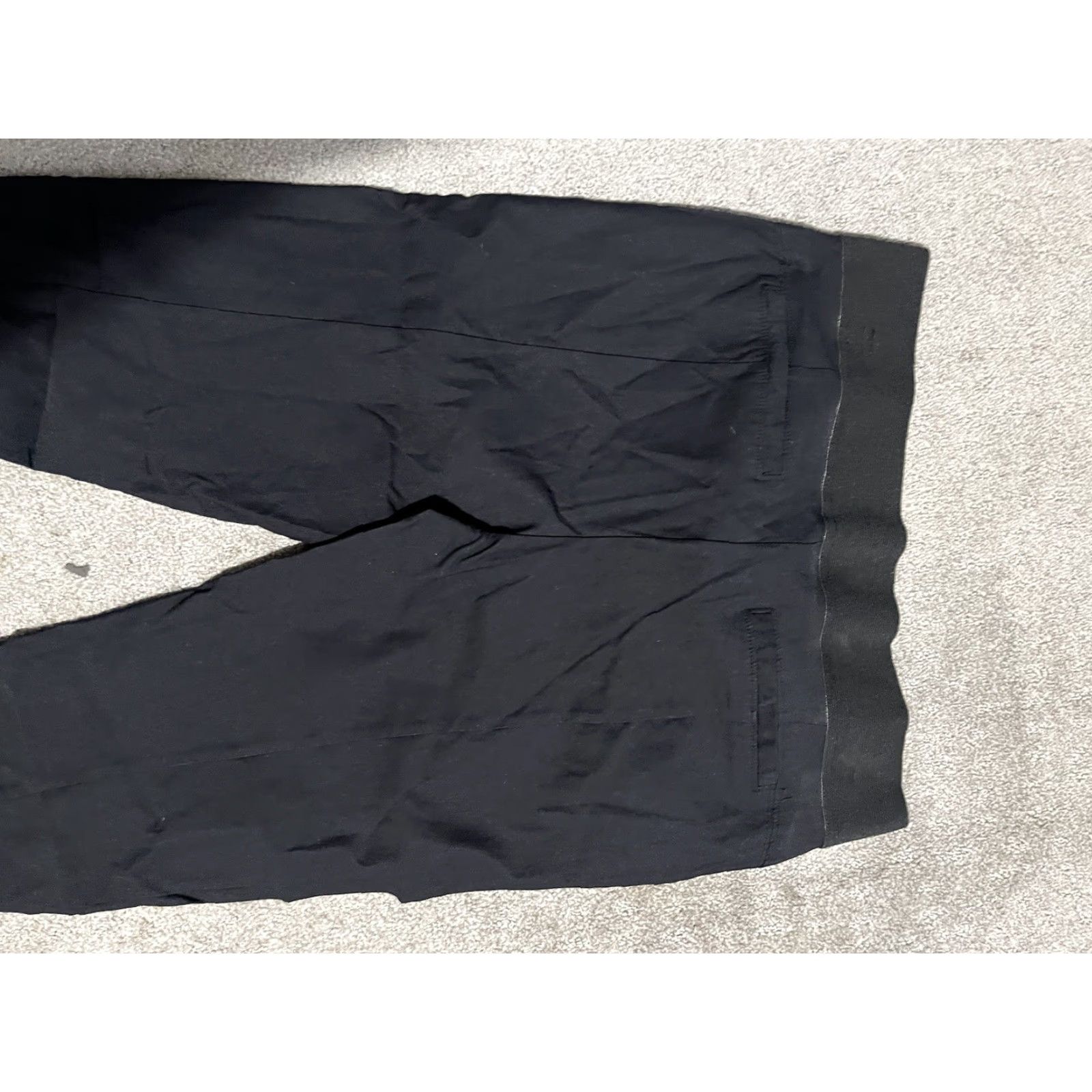 Vintage Simply Vera Vera Wang Pants Women M Black Pull On Stretch Cropped Casual Slim Fit Style: Cropped Size 32" / US 10 / IT 46 - 4 Thumbnail