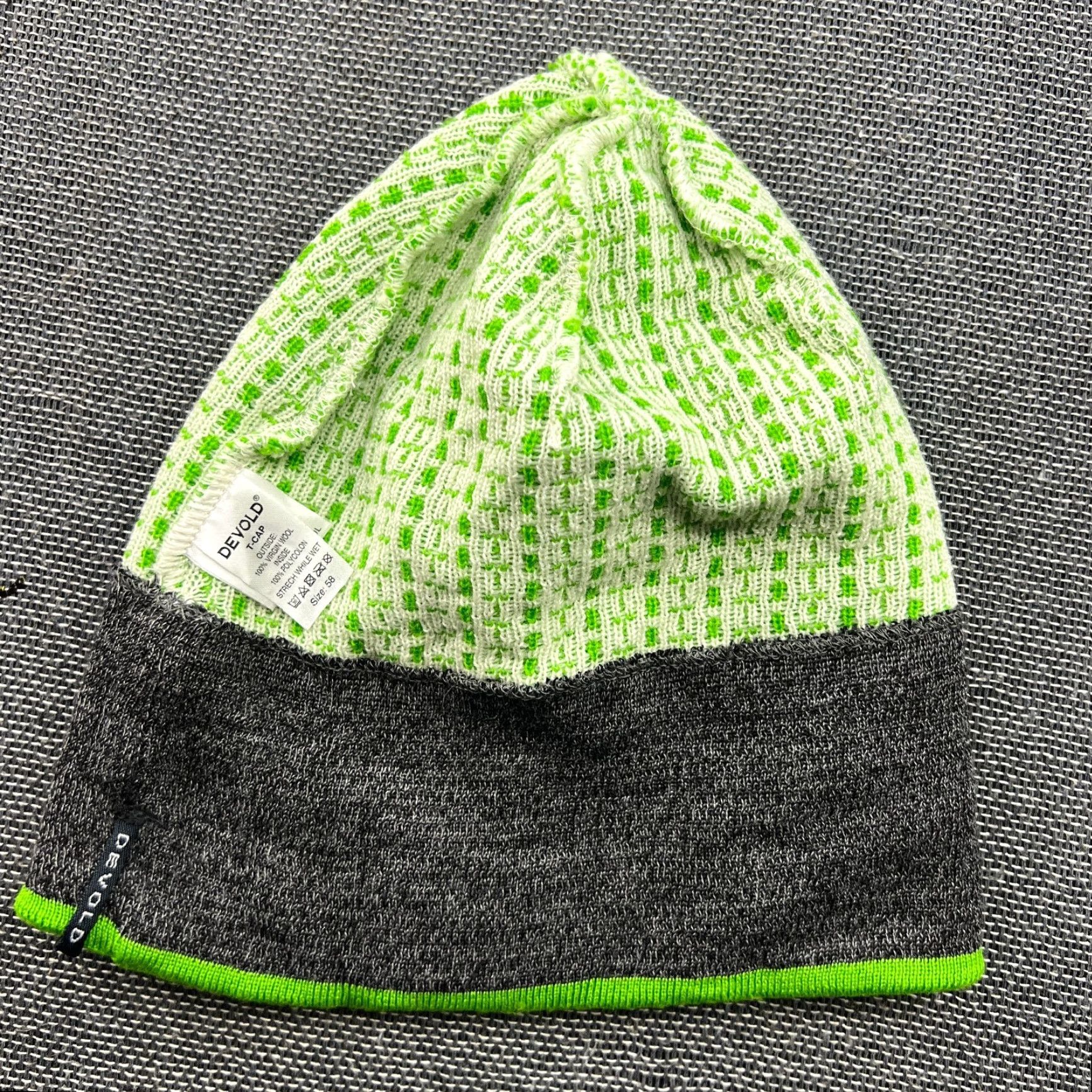 Vintage Devold Beanie Hat One Size 100% Virgin Wool Thermal Lined Black Green Unisex Adults Knit Wool Beanie Mens Womens Size ONE SIZE - 3 Thumbnail