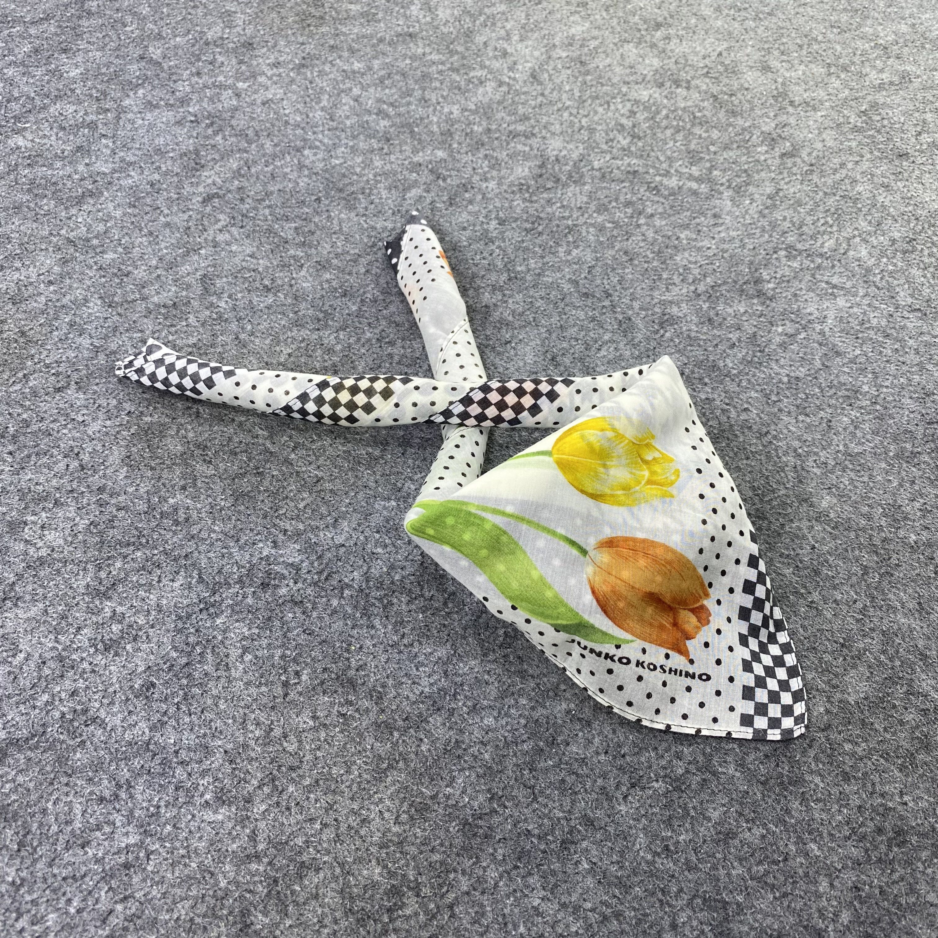 Japanese Brand Junko Koshino Handkerchief / Bandana / Neckerchief-B2362 Size ONE SIZE - 1 Thumbnail