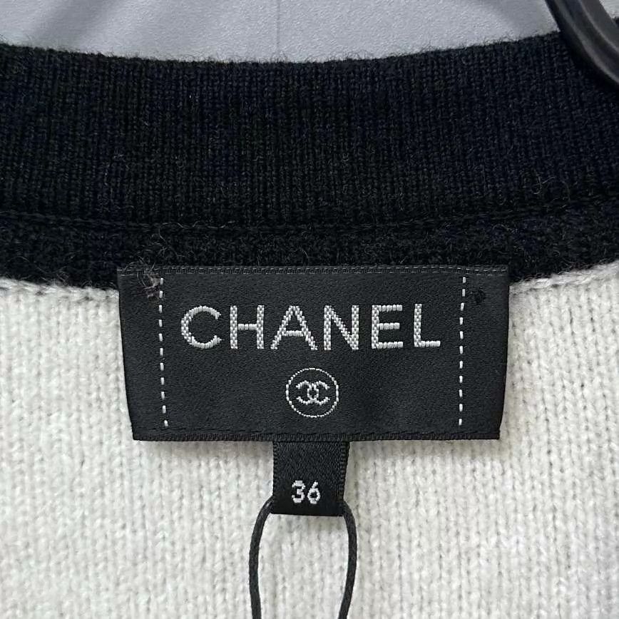 Chanel Chanel Black & White Panda Cashmere Jacket Women's 36 Size XS / US 0-2 / IT 36-38 - 5 Thumbnail