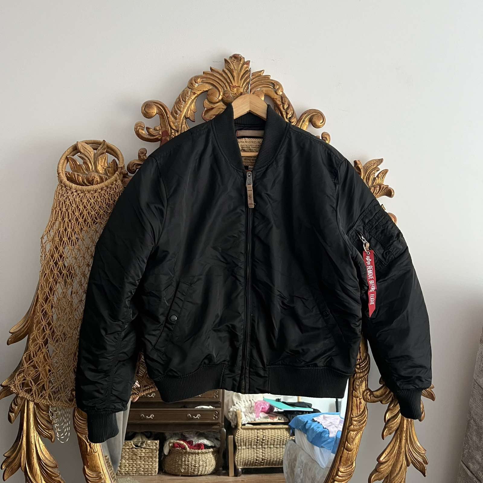90's Alpha Industries x Breitling Fighters 45/P MA-1 Flight Jacket