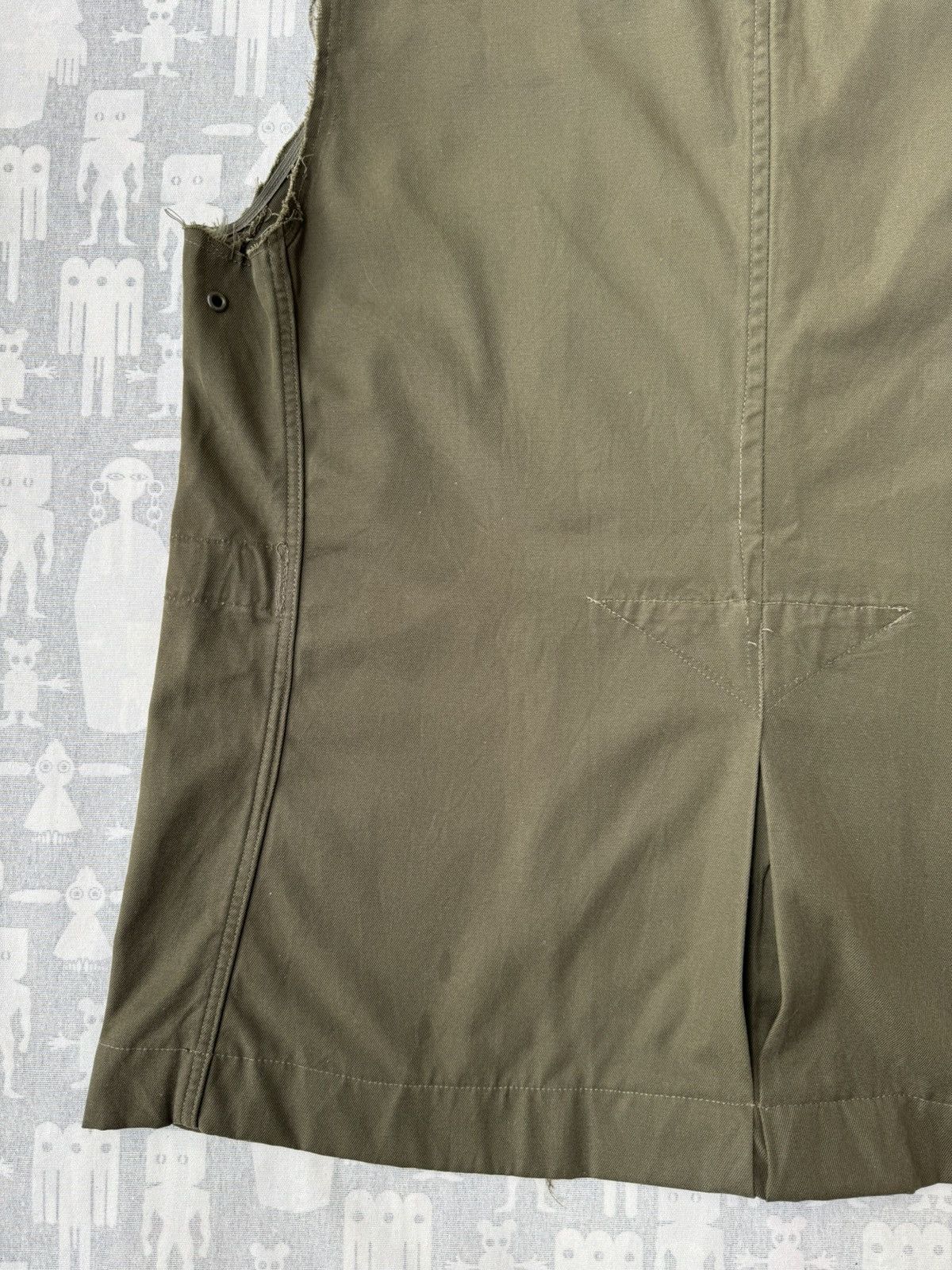 Maison Margiela Maison Martin Margiela SS00 Artisanal Reworked Army Vest Size US S / EU 44-46 / 1 - 8 Thumbnail