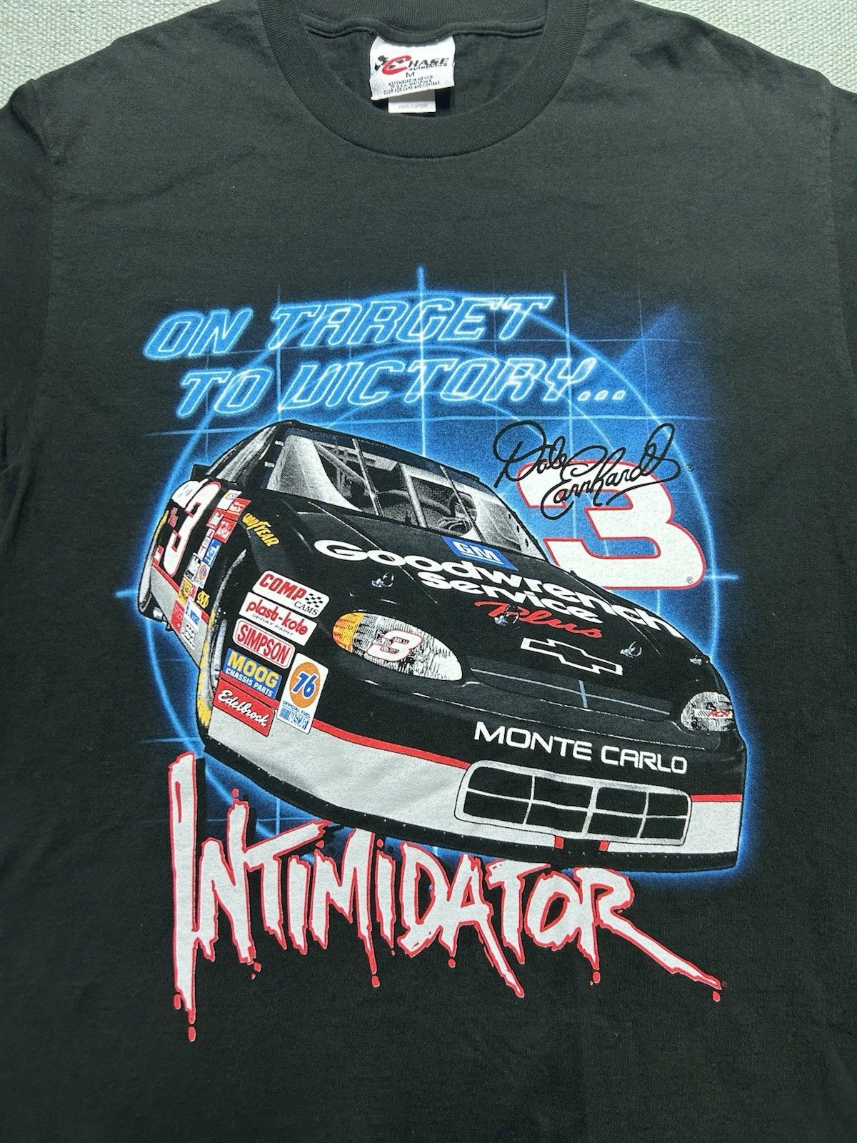 Vintage Vtg t shirt Dale Earnhardt intimidator on target nascar M Size US M / EU 48-50 / 2 - 2 Thumbnail