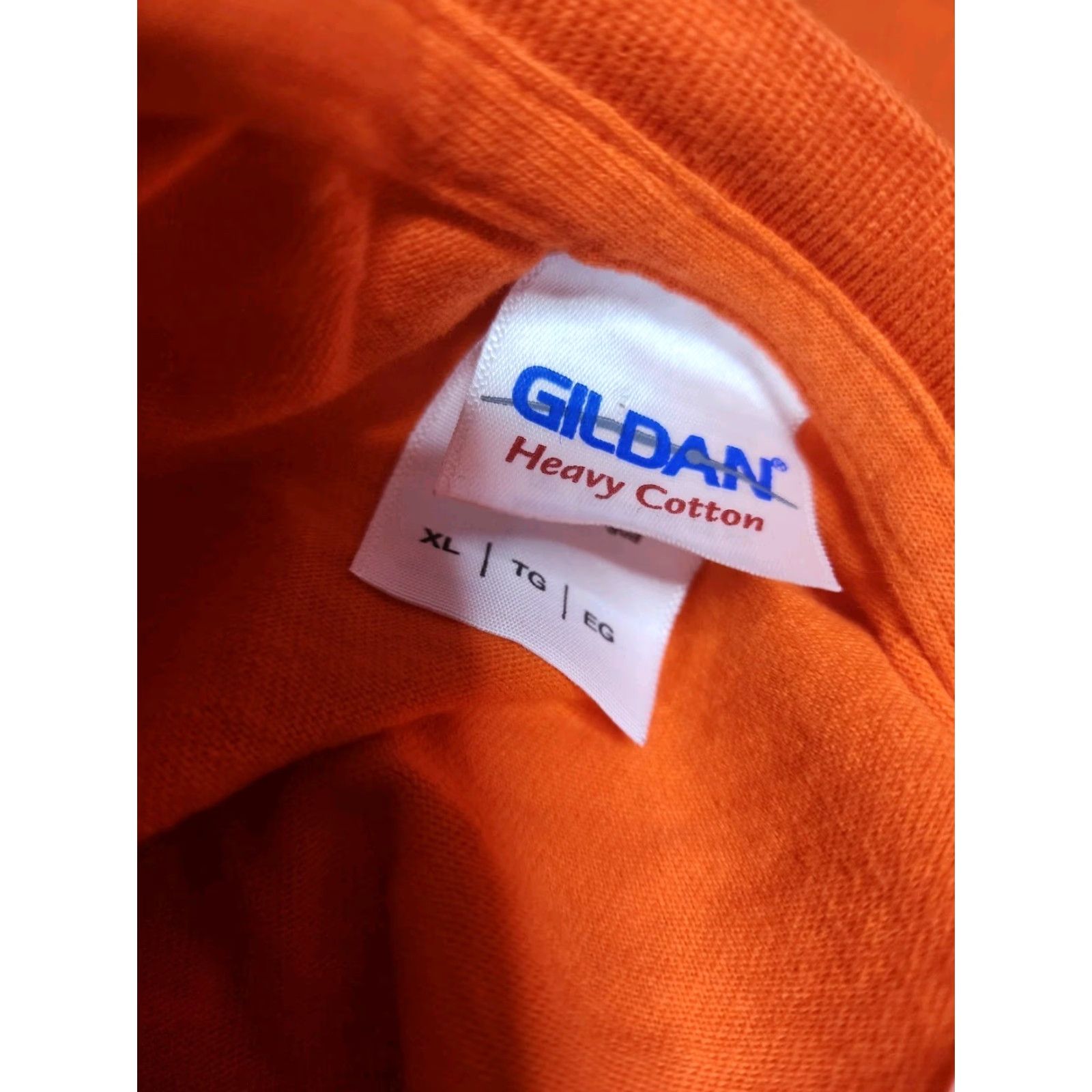 Gildan Gildan Mens XL Lady Antebellum 2015 Wheels Up Tour T-Shirt Double-Sided Orange Size US XL / EU 56 / 4 - 5 Thumbnail