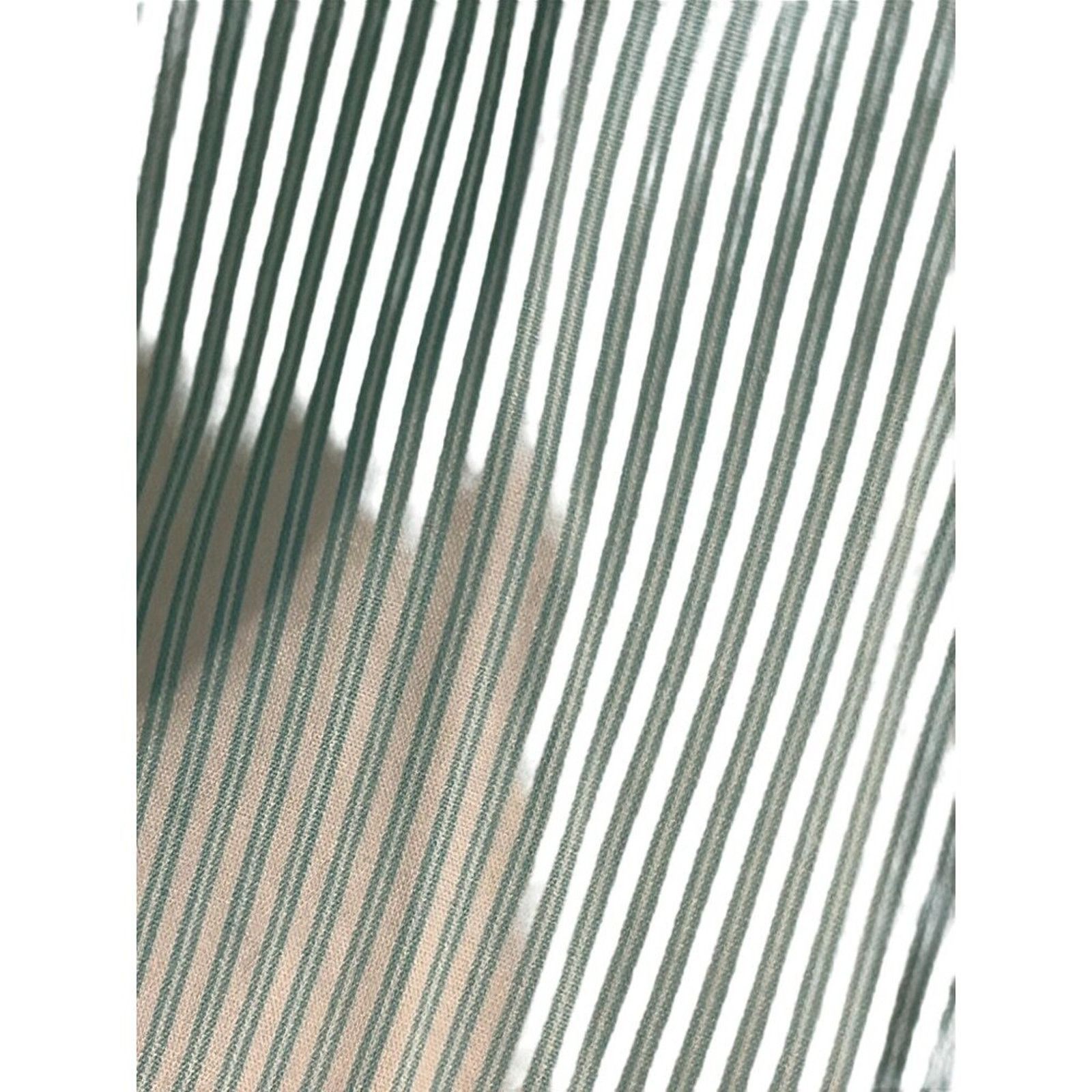 Banana Republic Banana Republic Non Iron Fitted Shirt size 8 Green Pinstripe Size M / US 6-8 / IT 42-44 - 5 Thumbnail