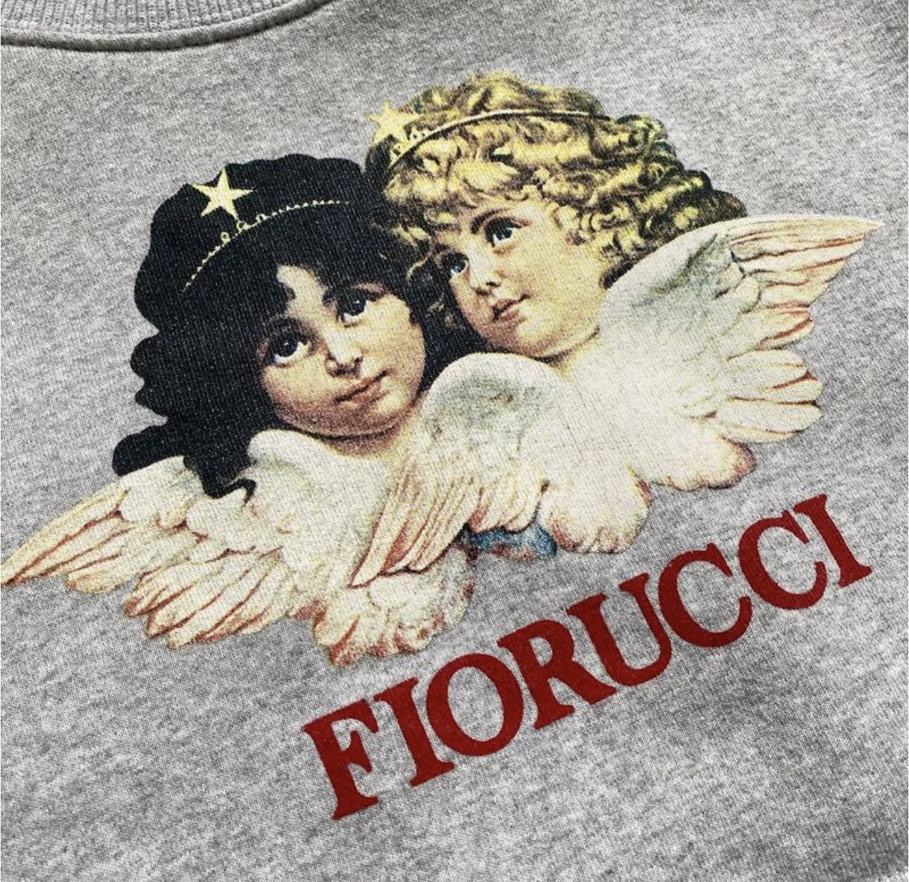 Fiorucci × Hysteric Glamour Fiorucci Angels logo cropped sweatshirt Y2K Size M / US 6-8 / IT 42-44 - 4 Thumbnail