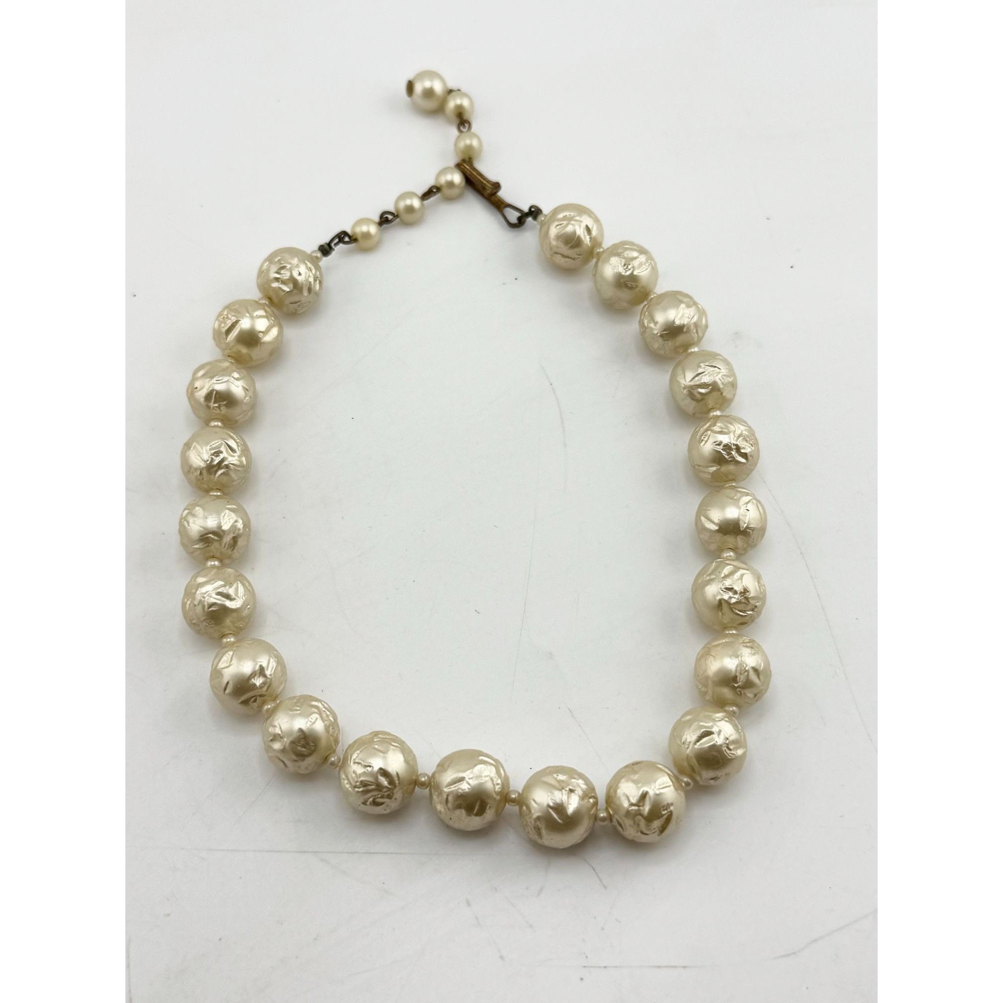 Vintage Vintage baroque faux pearl beaded collar necklace Size ONE SIZE - 5 Thumbnail