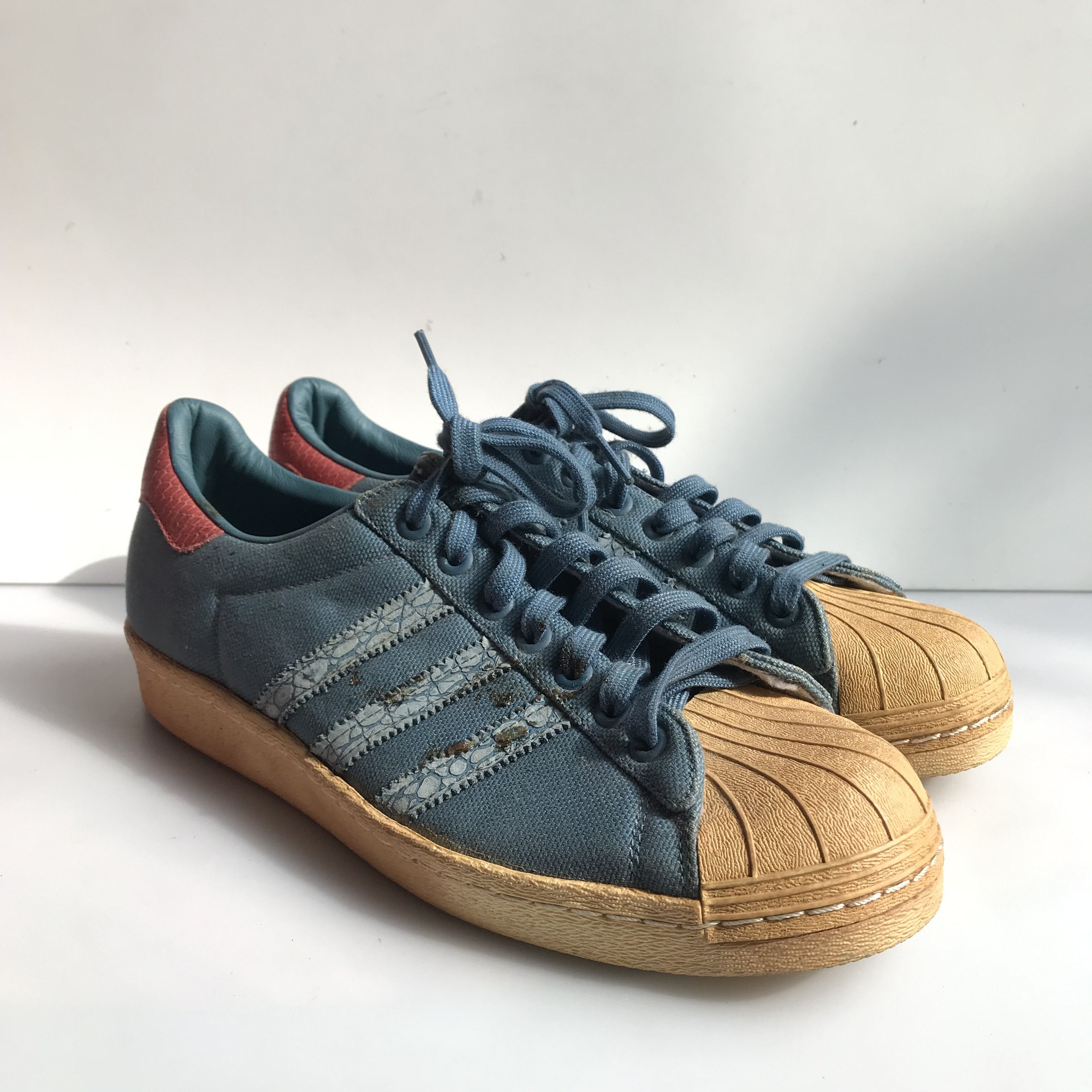 Adidas Adidas SAMPLE SUPERSTAR 80S ANIMAL ODDITY SHOES Nos Size US 9 / EU 42 - 3 Thumbnail