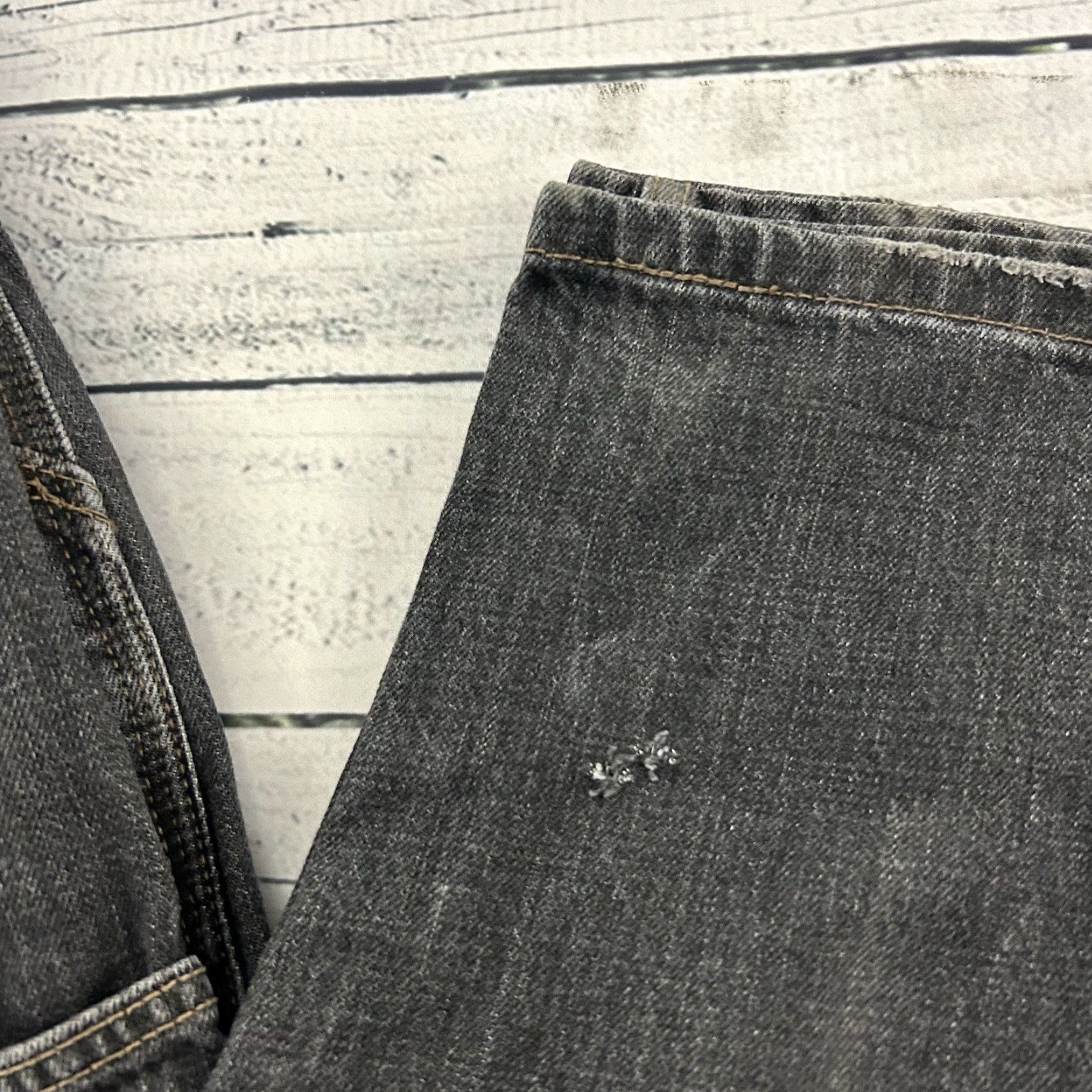Levi's VTG Levi's Carpenter Jeans Black Wash Denim Men's 42x38 Straight 42 38 Mens Size US 42 / EU 58 - 2 Thumbnail