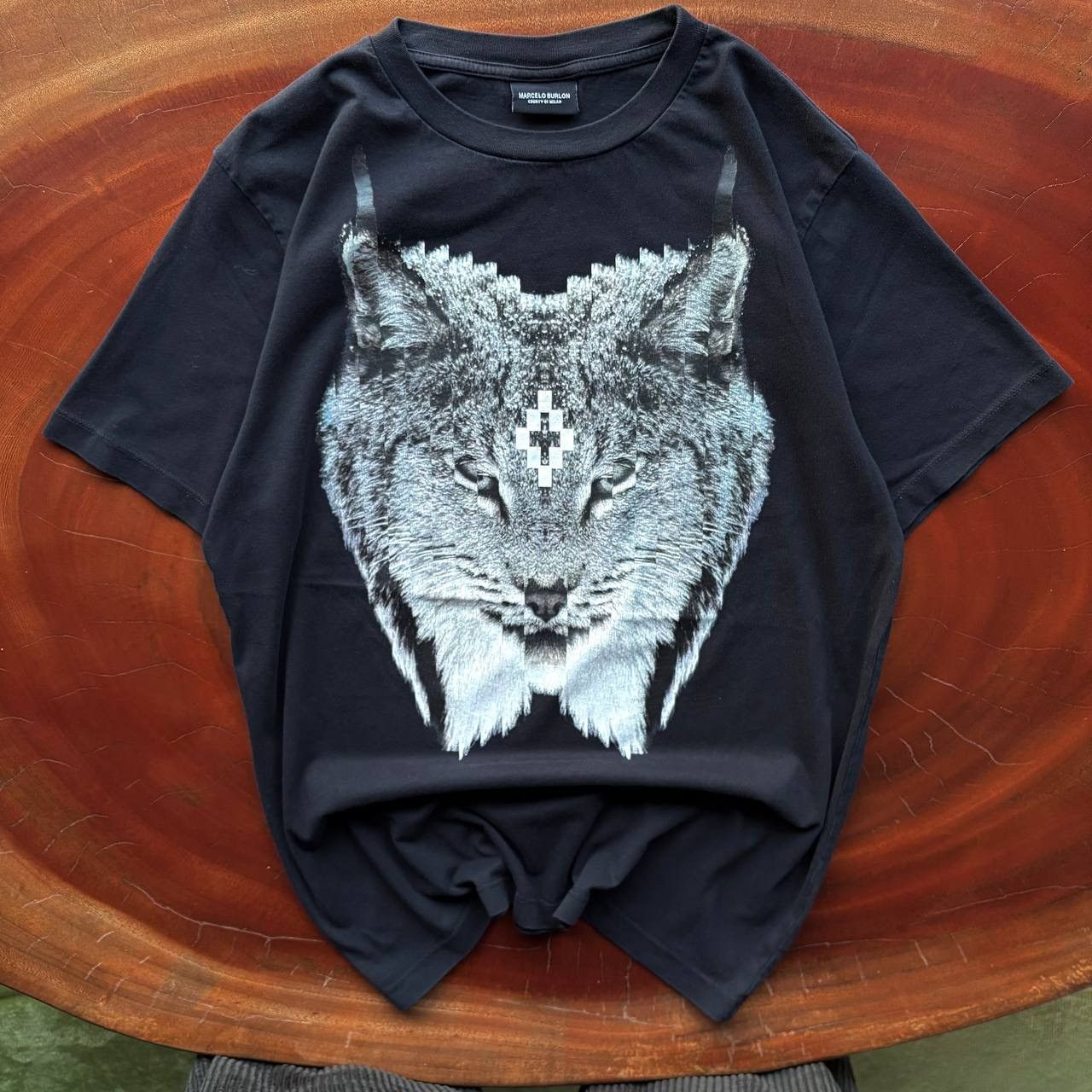 Marcelo Burlon Marcelo Burlon County of Milan Lynx Tshirt Size US M / EU 48-50 / 2 - 1 Thumbnail