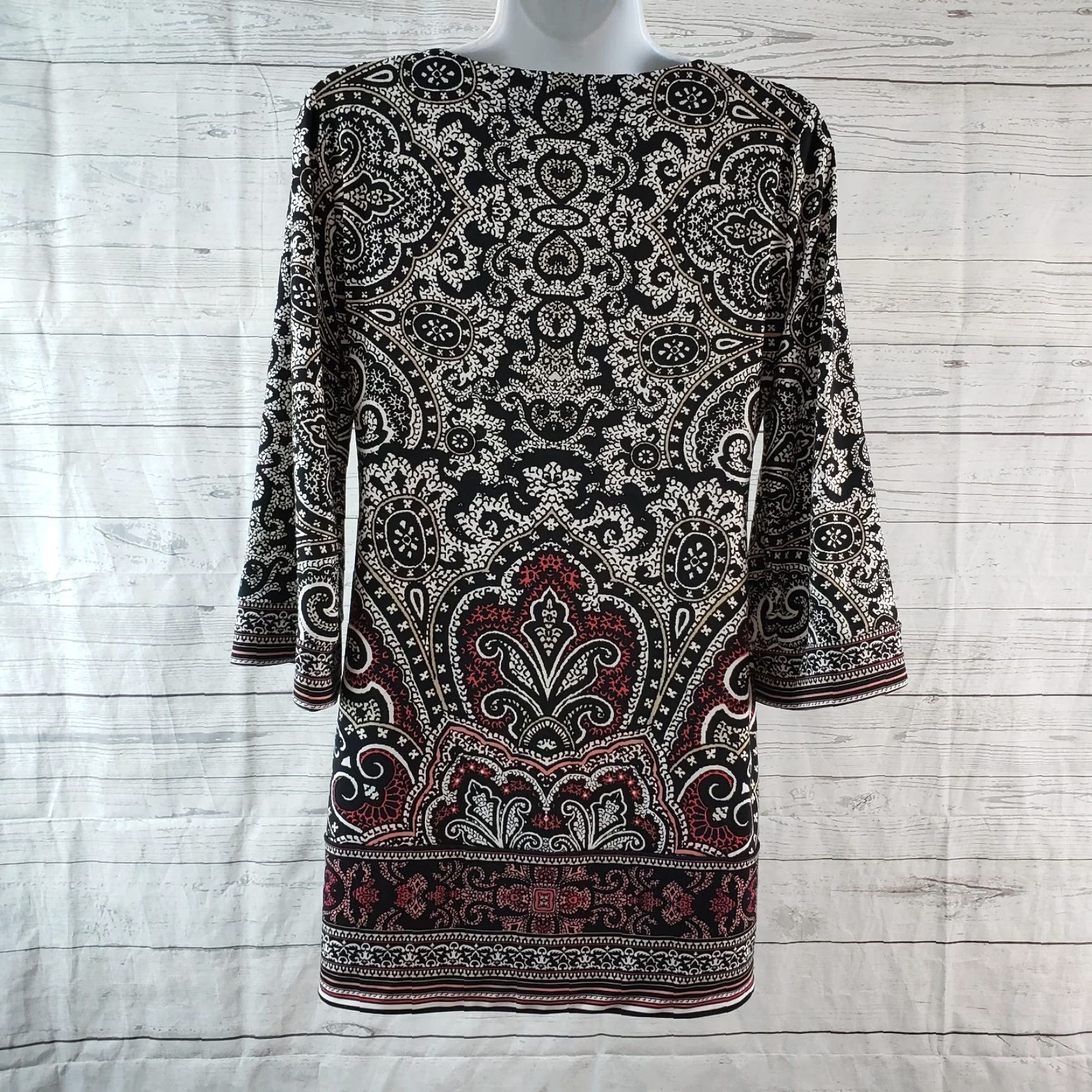 White House Black Market White House Black Market Womens Tunic Top PM XS? Size M / US 6-8 / IT 42-44 - 4 Thumbnail