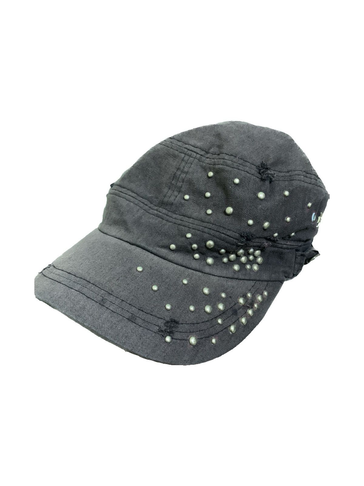 CRAZY STUDED PUNK HATS FADED