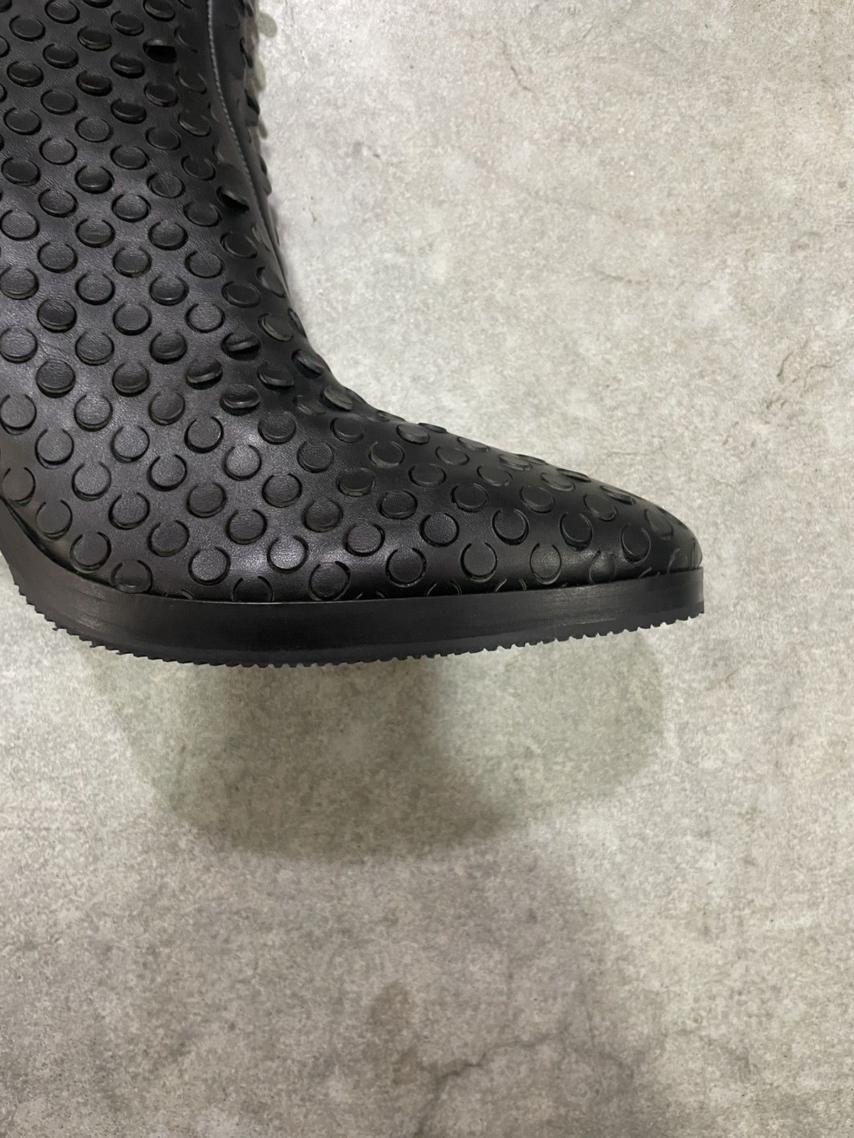 Helmut Lang FW24 Sample Helmut Lang Perforated Leather Knee-High Boots Size US 10 / IT 40 - 4 Thumbnail