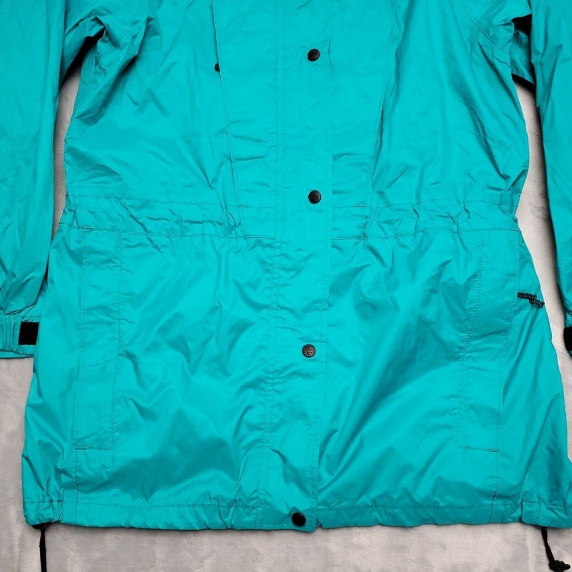 Vintage REI Jacket Women 14 Green Lined Rain Hike Windbreaker Made in USA Parka Coat VTG Size XL / US 12-14 / IT 48-50 - 2 Thumbnail