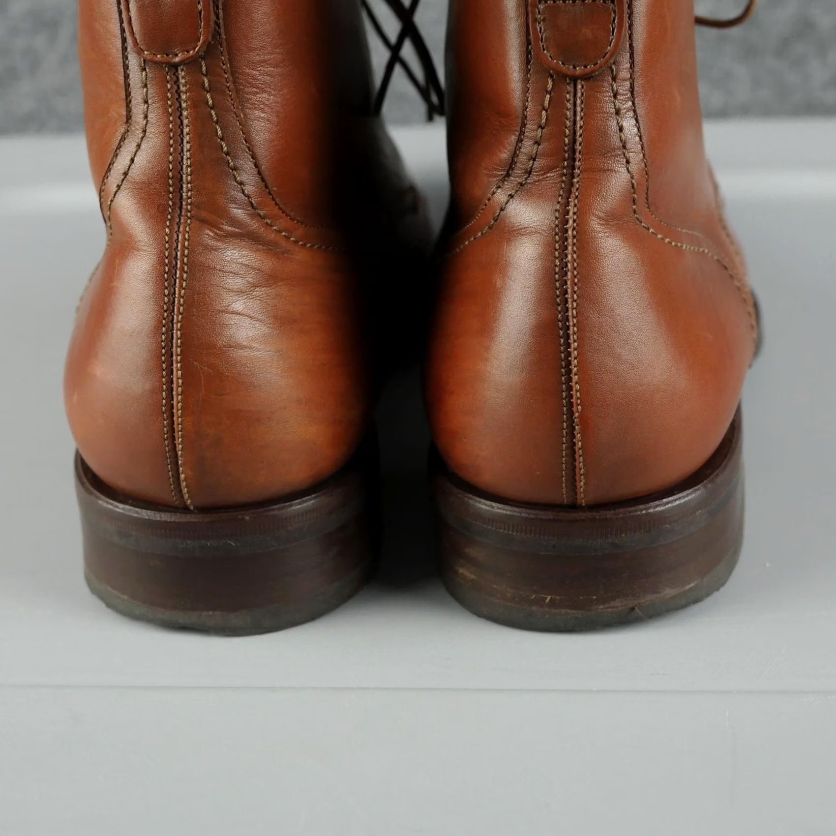 CO Rider Boot Co Chukka Boots Mens Size 8 Brown Leather Cap Toe Made In Italy Size ONE SIZE - 6 Thumbnail
