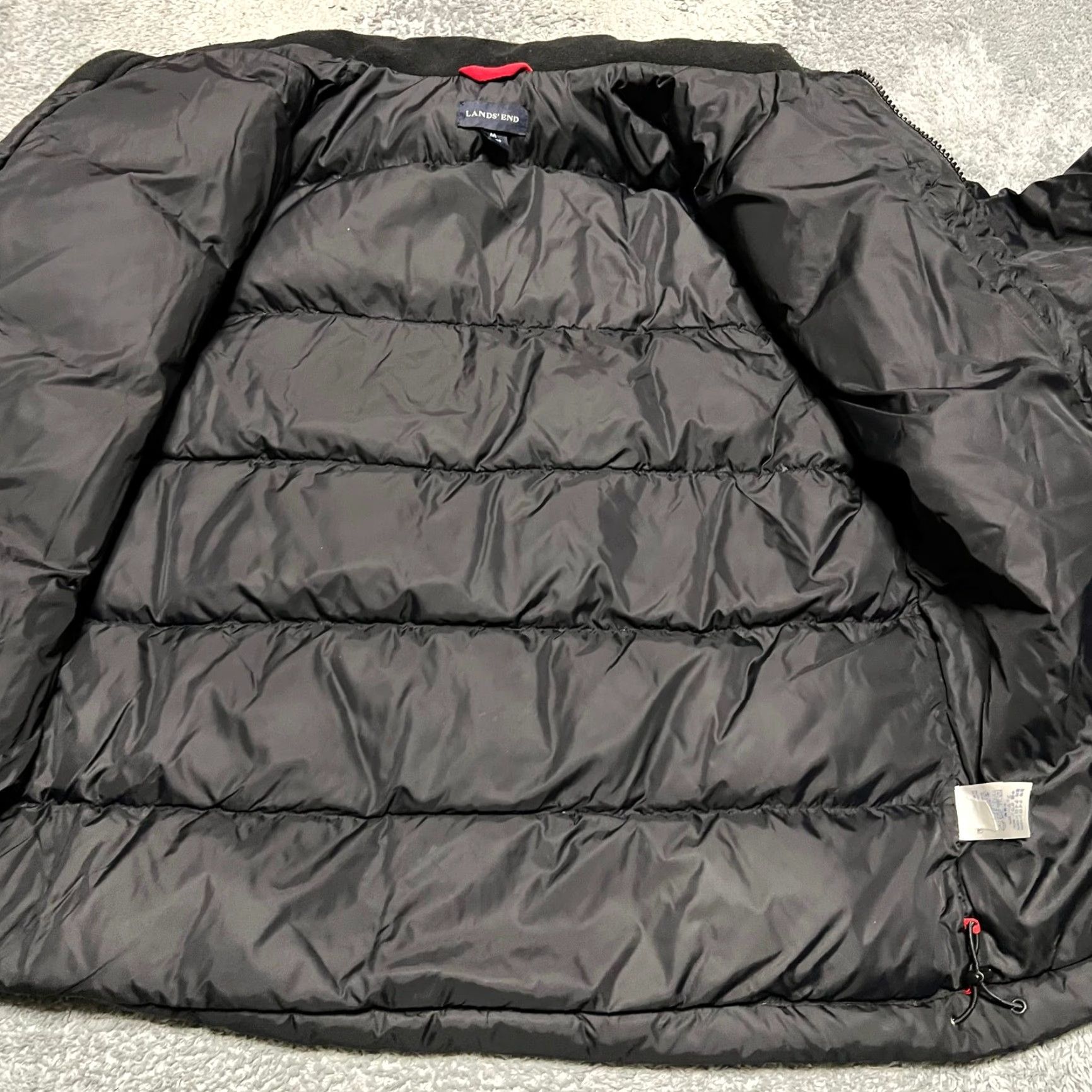 Lands' End Lands' End Jacket Puffer Black Men M 38-40 Down Coat Size US M / EU 48-50 / 2 - 6 Thumbnail