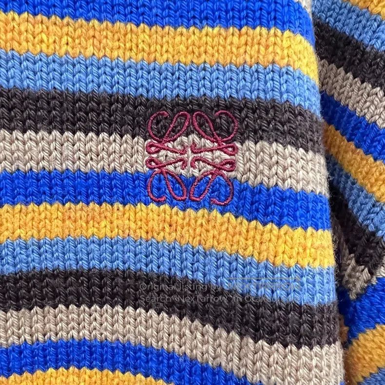 Loewe Loewe Logo Embroidered Striped Long Sleeve Size S / US 4 / IT 40 - 3 Thumbnail